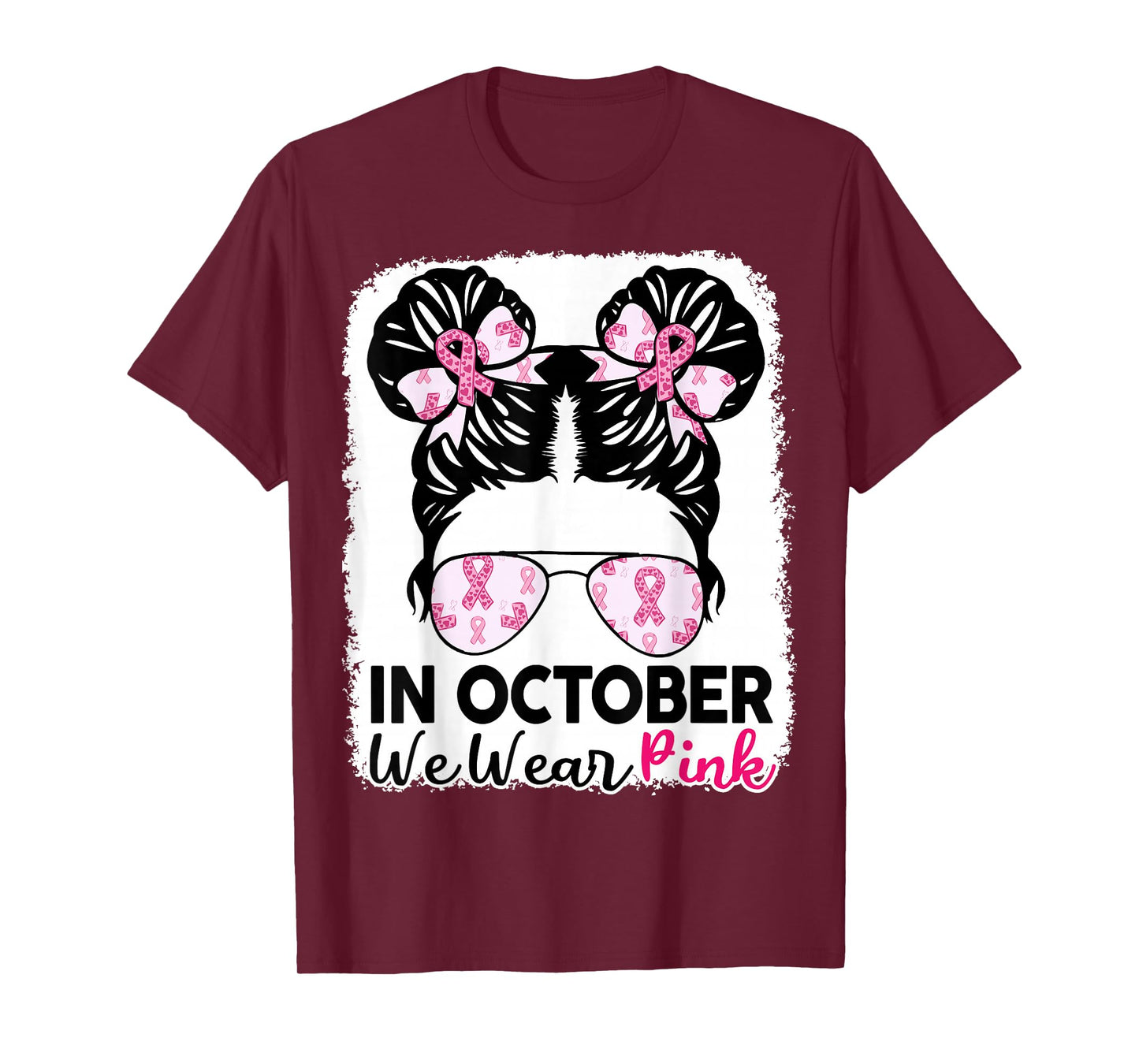 Breast Cancer Awareness October Wear Pink Kids Girl Toddler T-Shirt