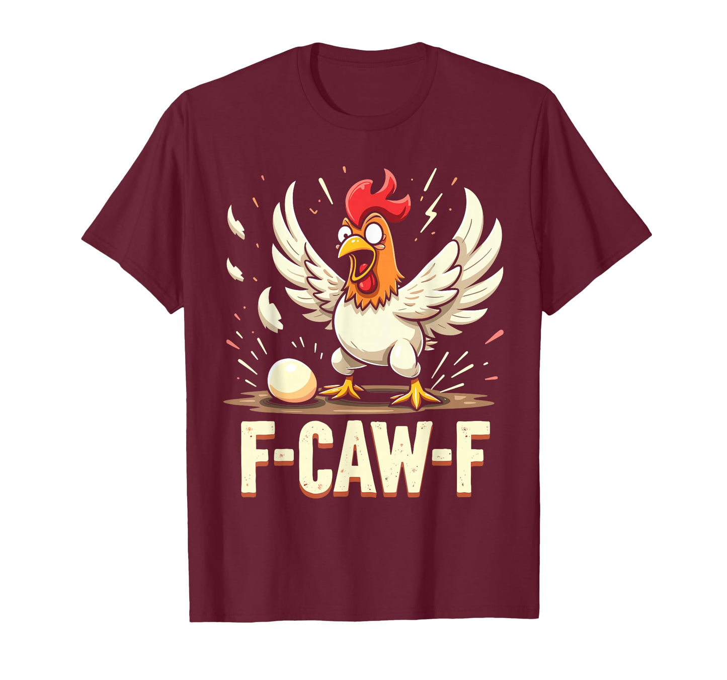 F-Caw-F Funny Chicken Raven Halloween Humor T-Shirt