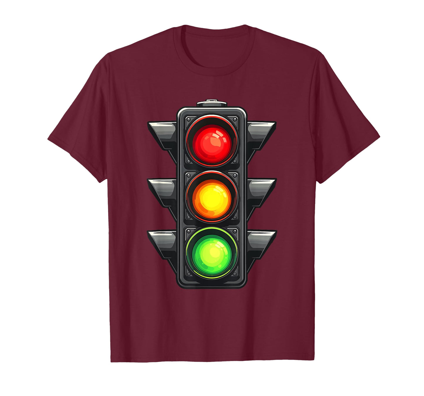 Traffic Light Shirt Adult Kids Traffic Light Costume T-Shirt