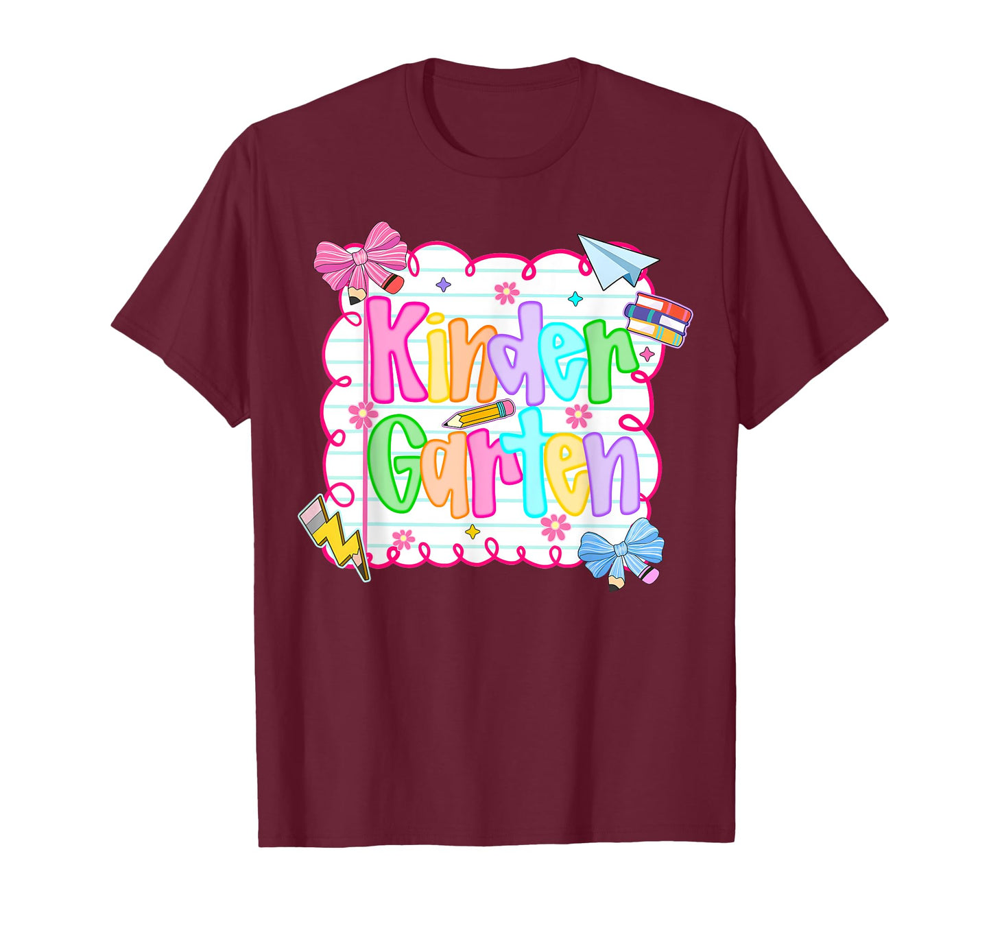 HUGvyn Back to School: Cute Kindergarten Preppy Teacher Girl T-Shirt