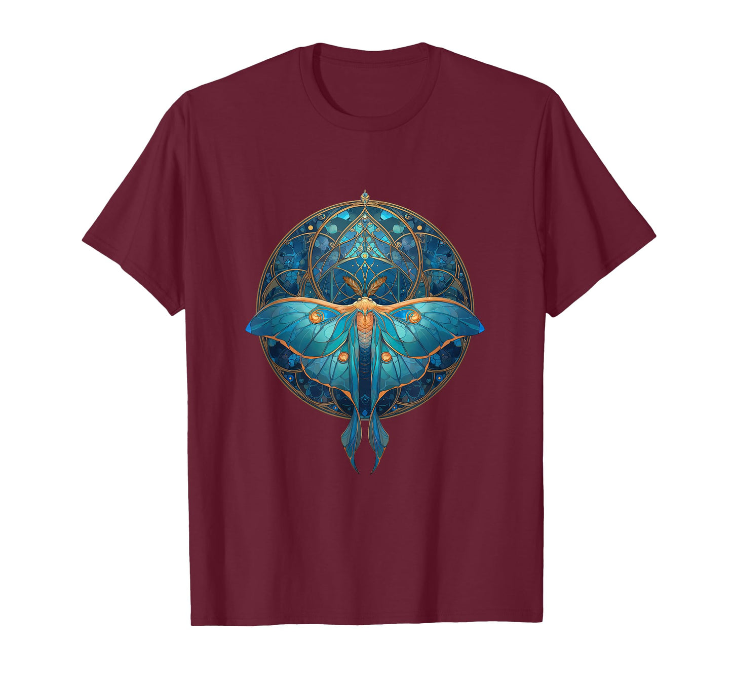 Spiritual Transformation Celestial Butterfly Manadala T-Shirt
