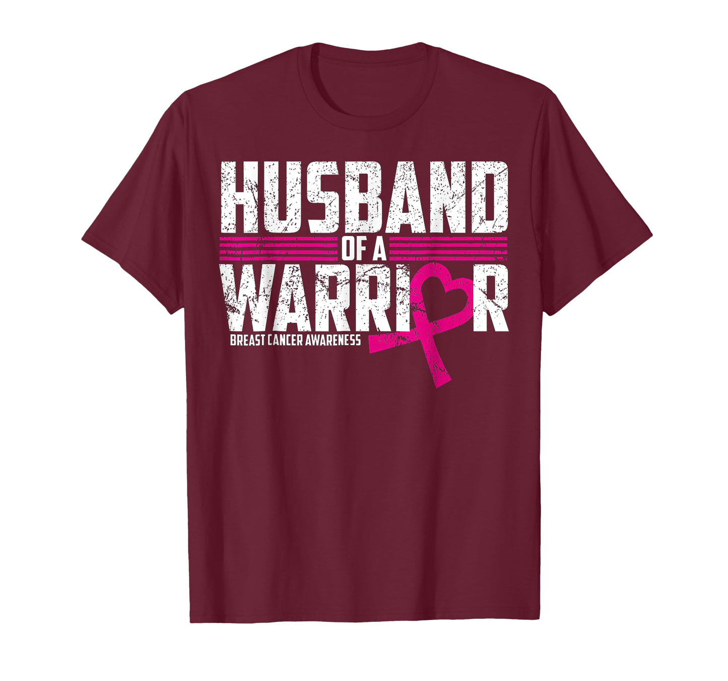 Breast Cancer Awareness Husband of Warrior Pink T-Shirt