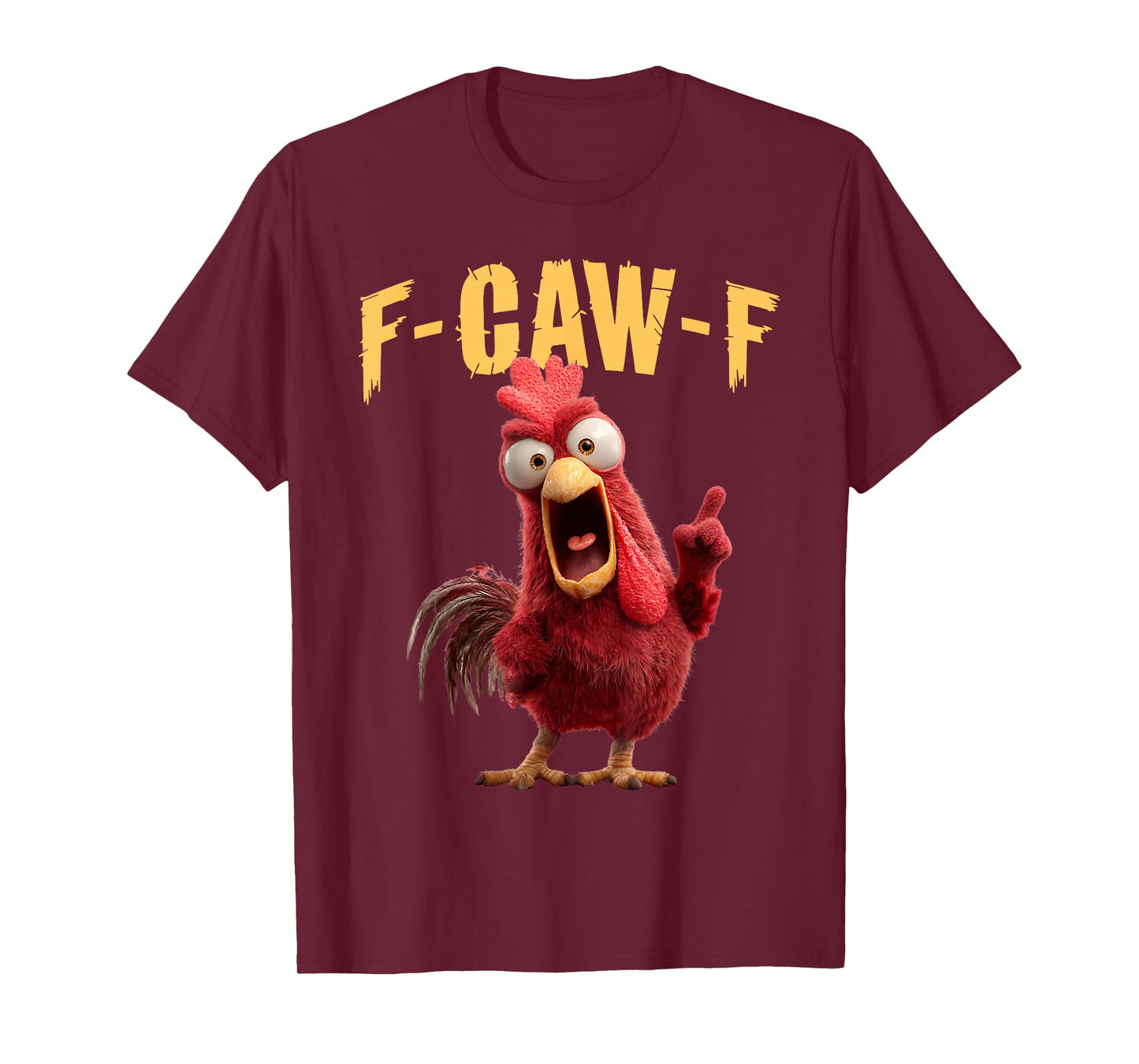 Funny F-Caw-F Chicken FCAWF Rooster Halloween Bird Crow T-Shirt