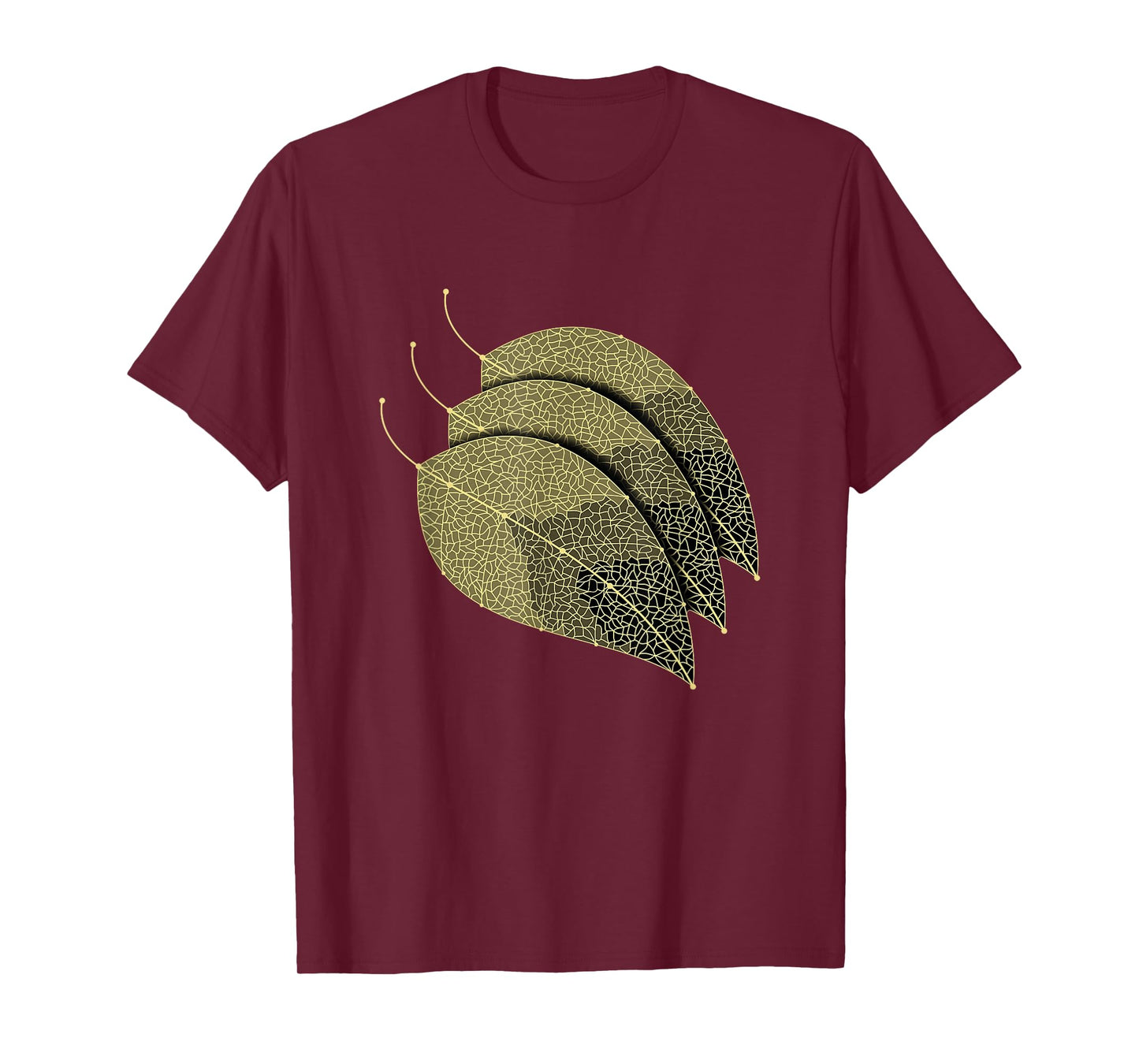 Plants Leave Pattern Botanical Art T-Shirt