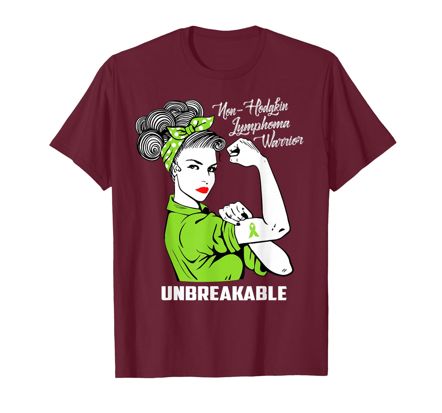 Non-Hodgkin Lymphoma Warrior Unbreakable T-Shirt Awareness T-Shirt