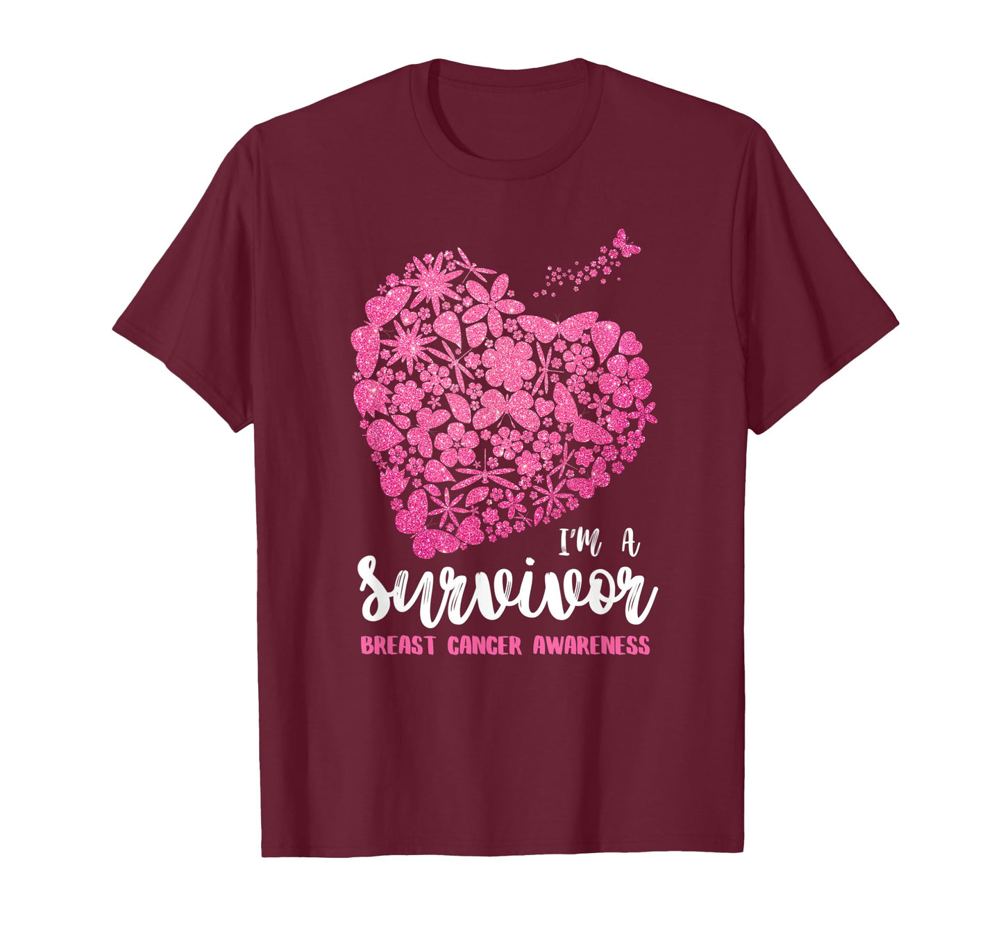 I'm a Survivor Breast Cancer Awareness Tee, Cancer Survivor T-Shirt