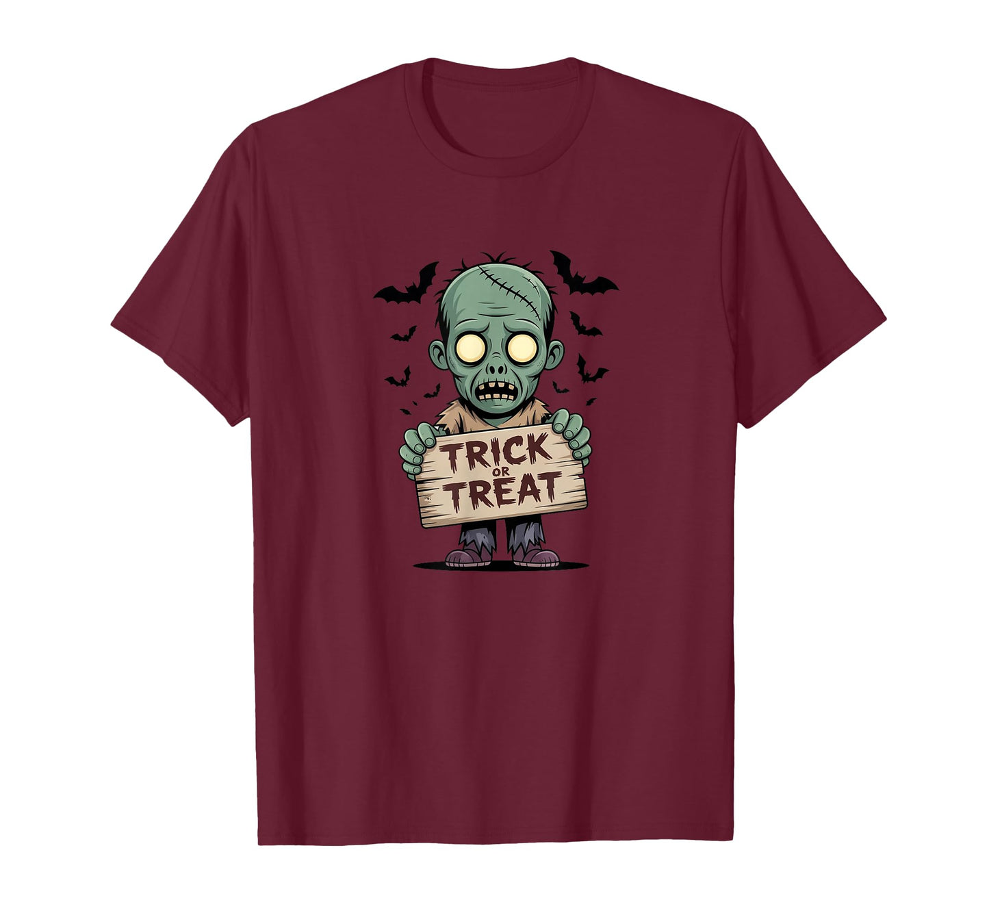 Spooky Trick or Treat Zombie Gift for Men Women T-Shirt