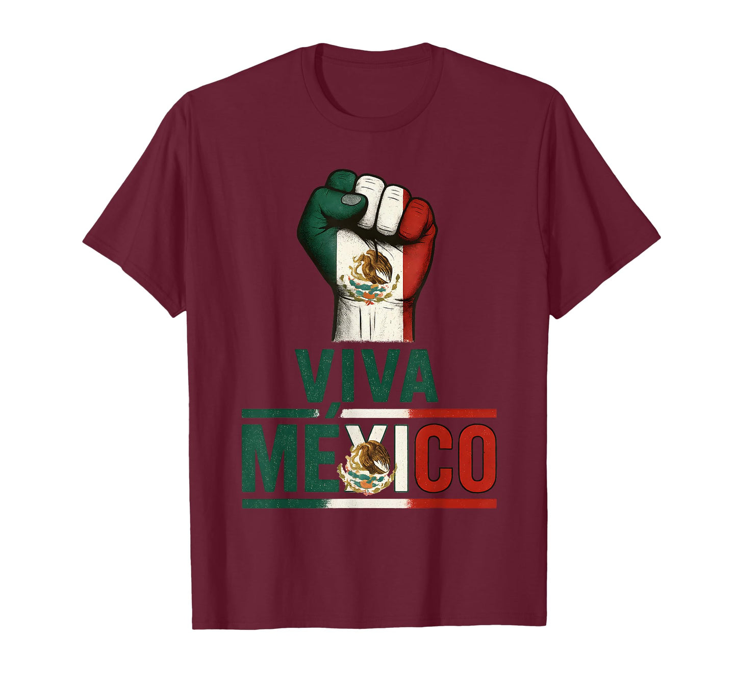 Viva Mexico Raised Clenched Fist T-Shirt