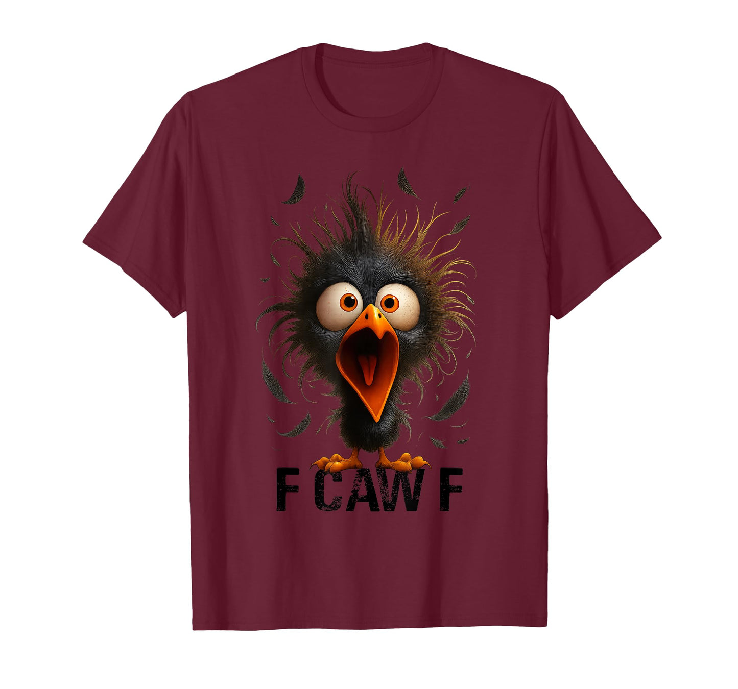 Funny F-Caw-F Chicken FCAWF Rooster Halloween Bird Crow T-Shirt
