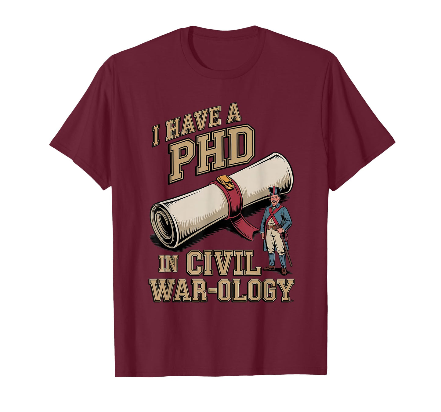 Civil War Reenactor Apparel for History Buffs and Teachers T-Shirt