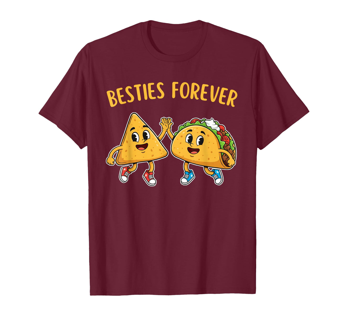Nachos Tacos Kawaii Besties Forever T-Shirt
