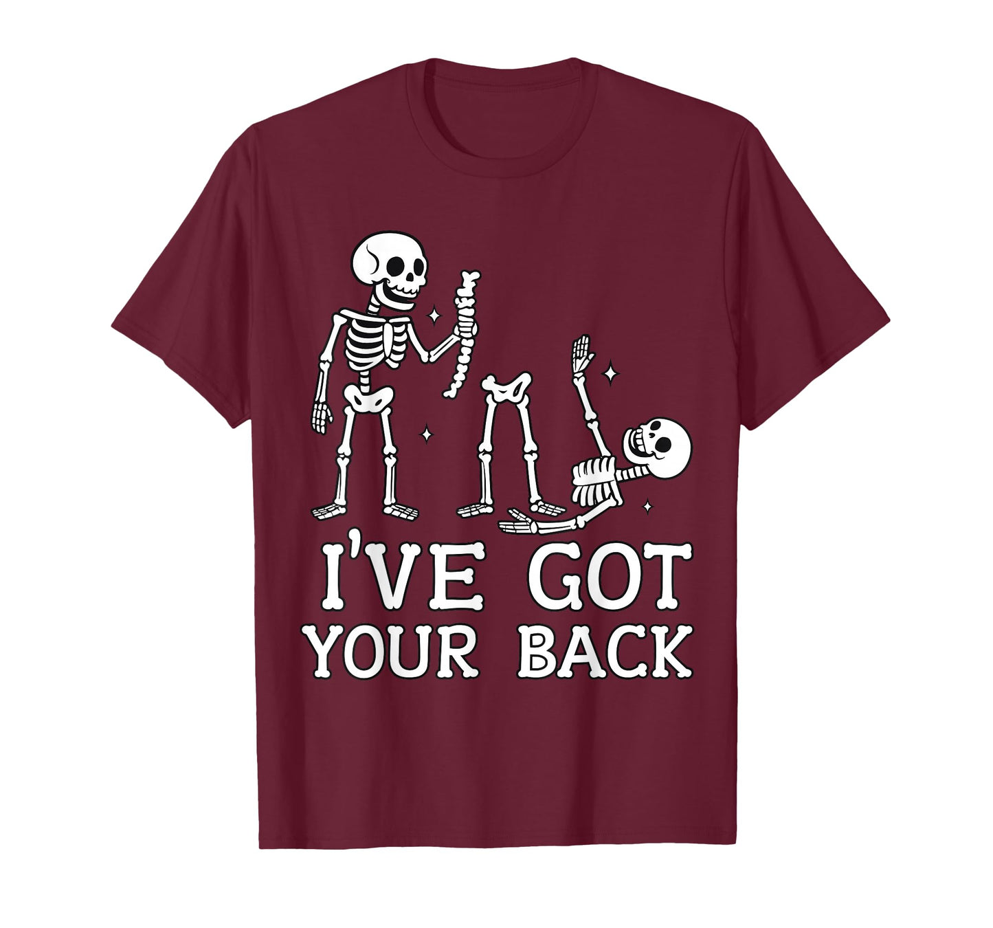 I’ve Got Your Back Skeleton Funny Halloween Look T-Shirt