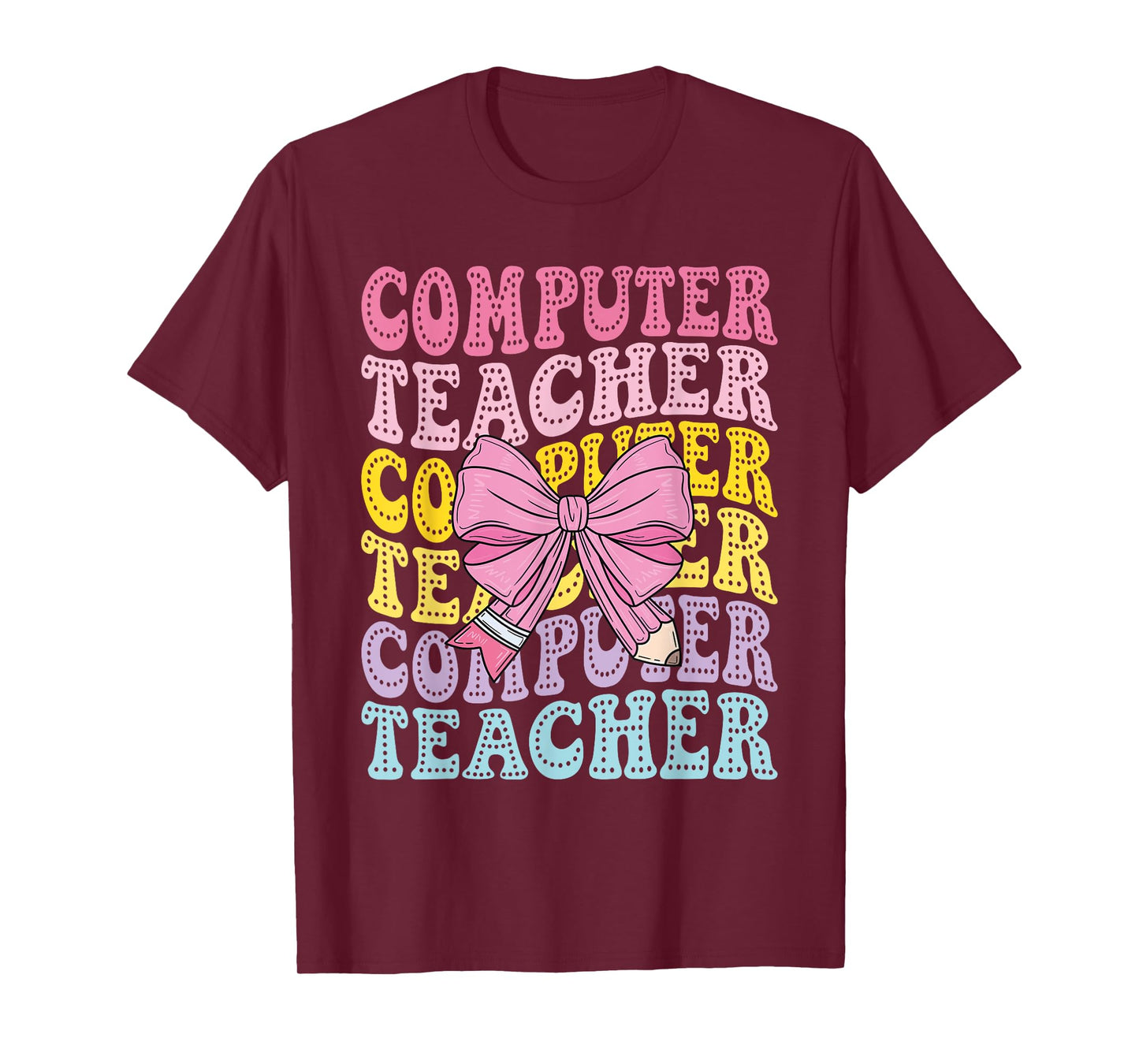 Computer Teacher Science IT Tech Technology Back To School T-Shirt