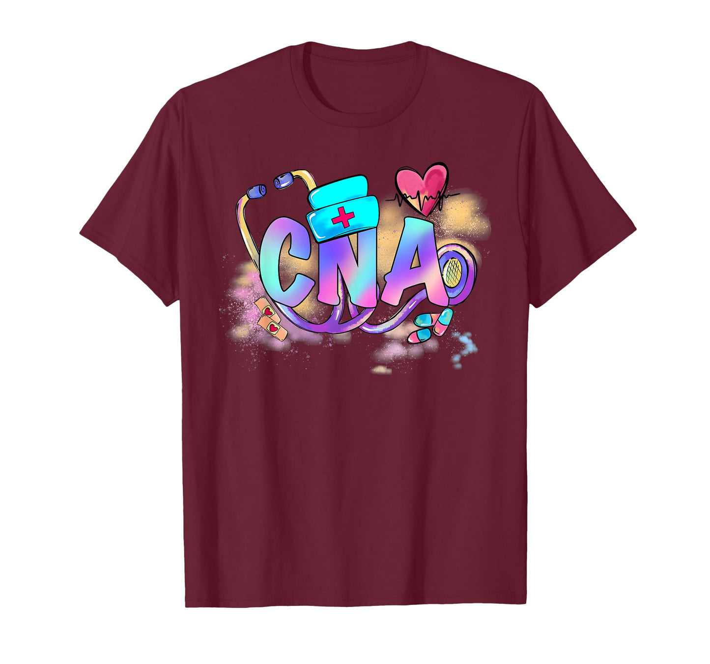 Tie Dye CNA Cute Nurse Day CNA RN Nurse Week Gifts Nursing T-Shirt