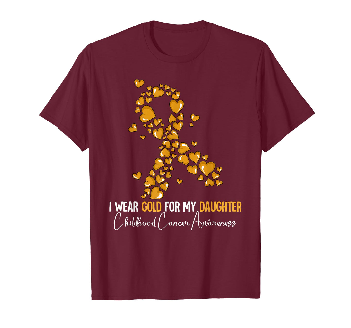 Daughter Childhood Cancer Awareness T-Shirt