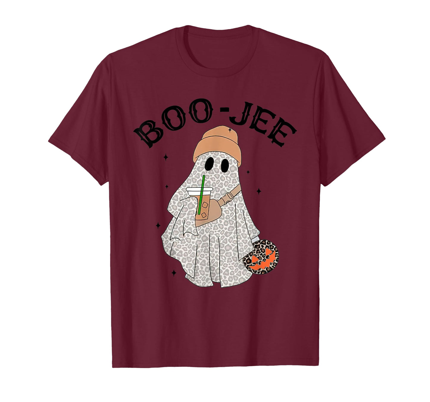 Spooky Season Cute Ghost Halloween Boujee Boo-JEE Costume T-Shirt
