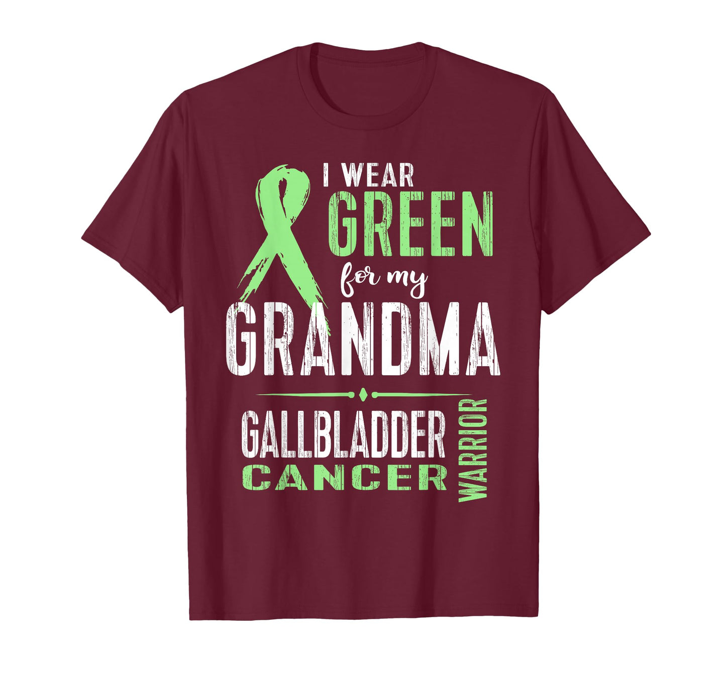 Gallbladder Cancer Awareness T-Shirt My Grandma Ribbon Tee T-Shirt