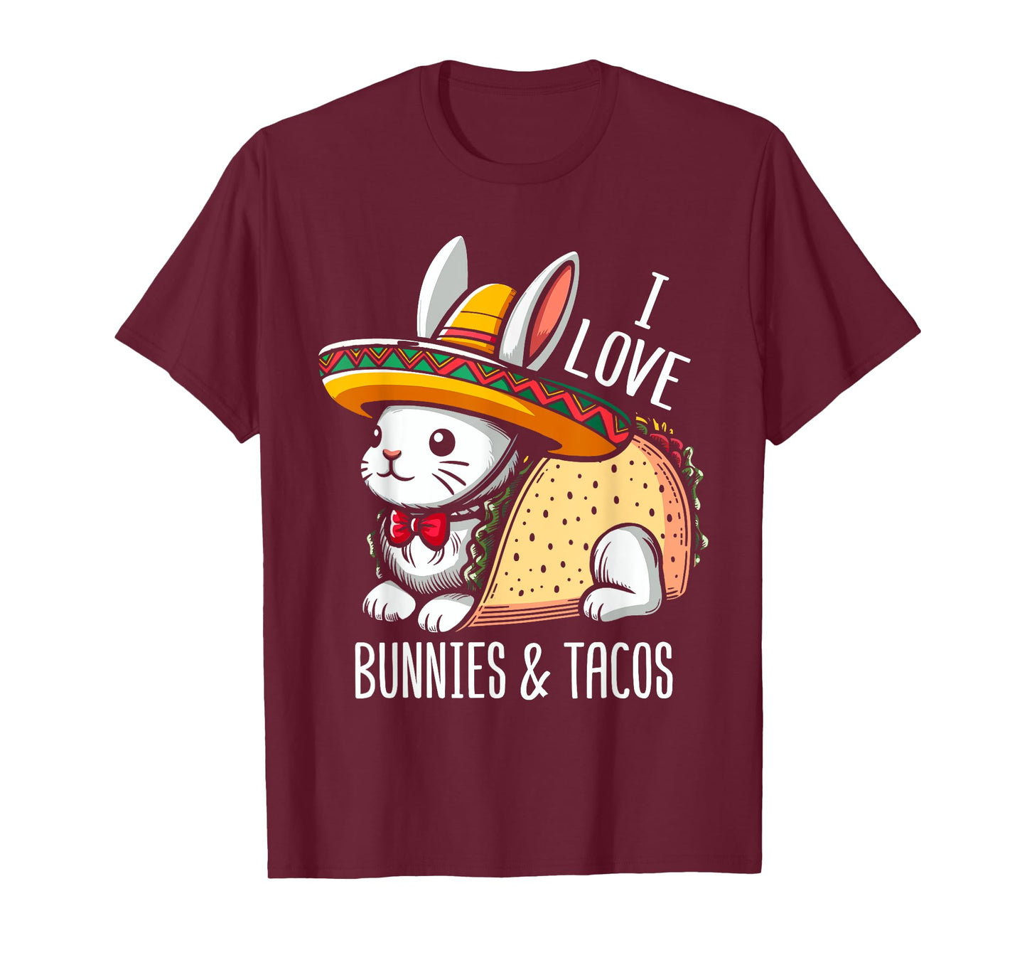 Taco Bunny Taco Love Rabbit T-Shirt
