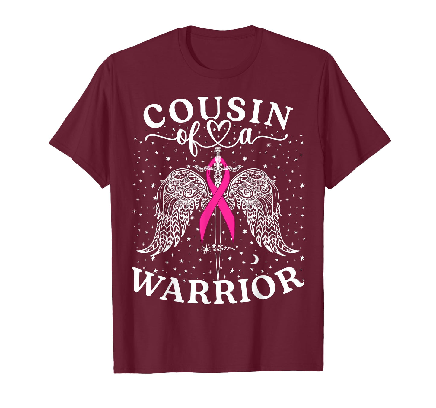 Cousin Of A Warrior Breast Cancer Awareness Support Squad T-Shirt