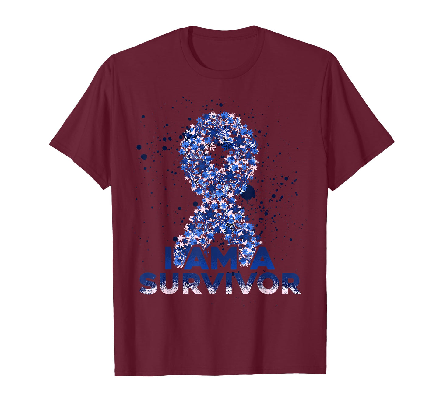 Blue Ribbon Colon Cancer Survivor T-Shirt