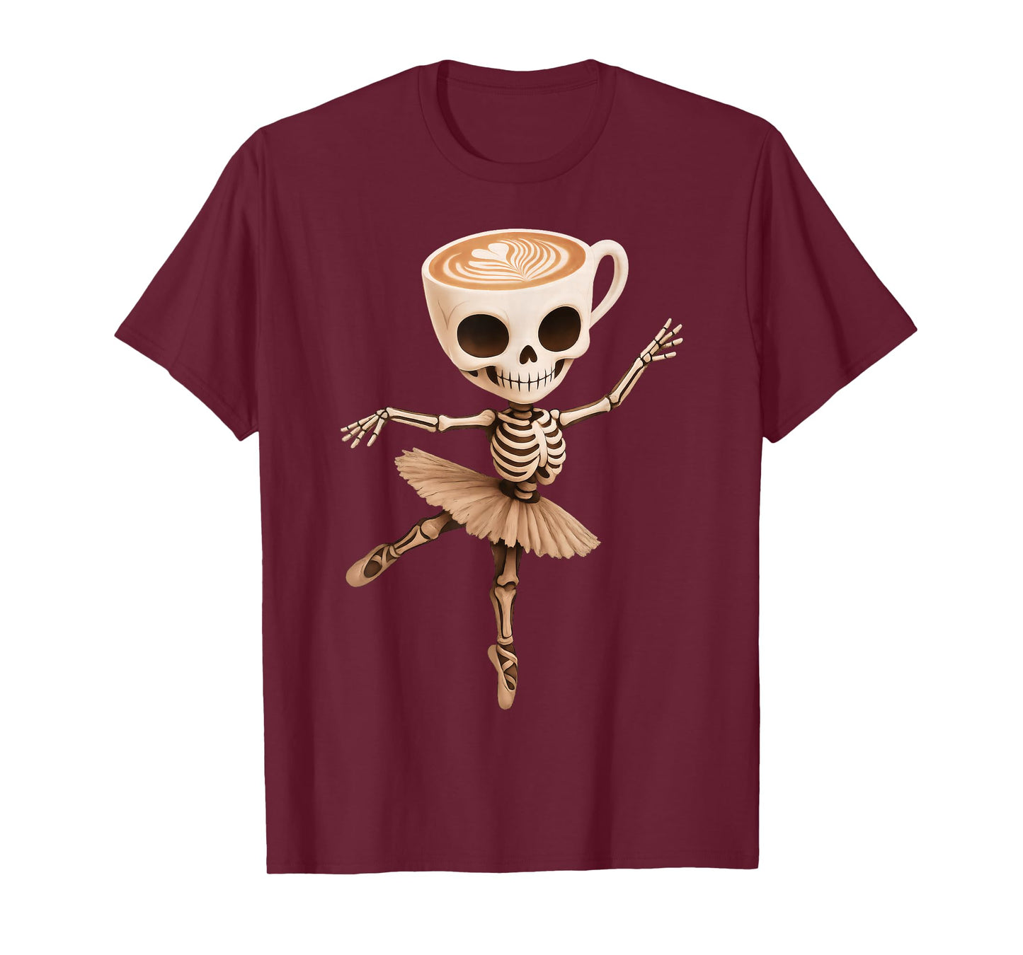 Ballerina Muertina Cappuccina Italian Brainrot Halloween T-Shirt