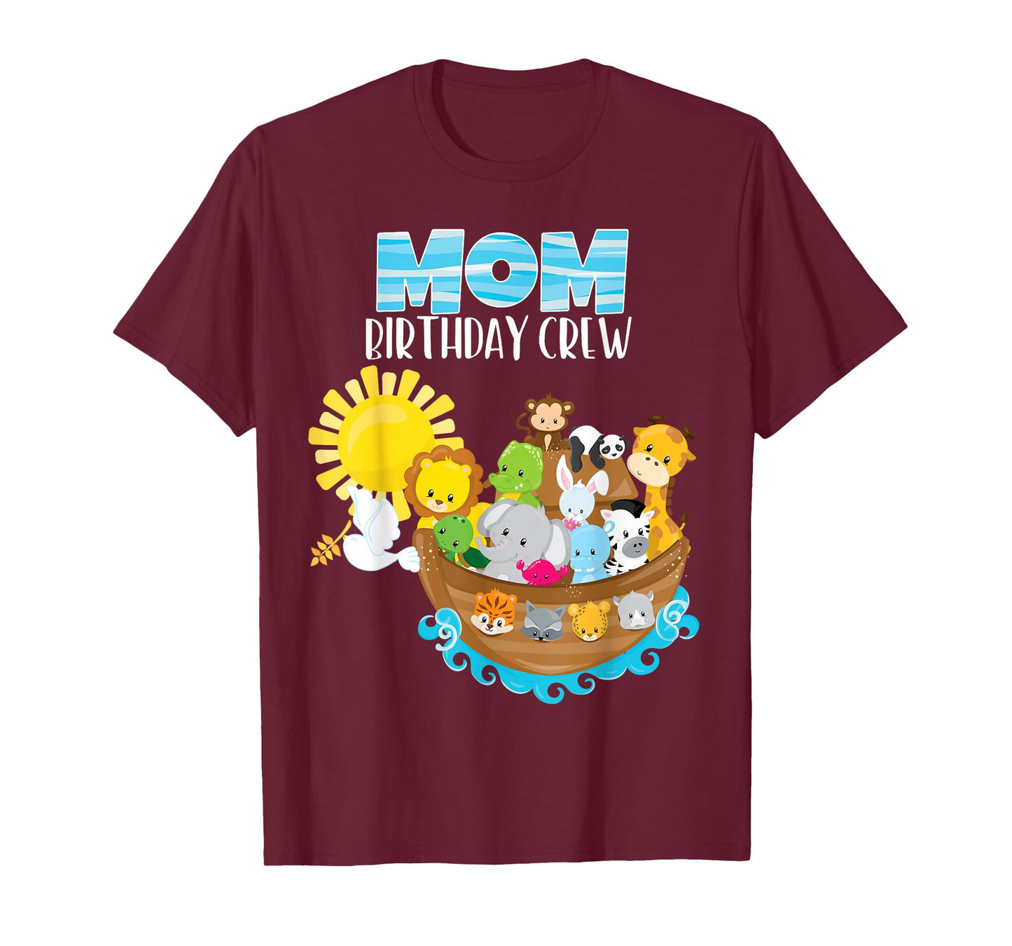 Noah's Ark Birthday Party Mom Birthday Crew Toddler Bday T-Shirt