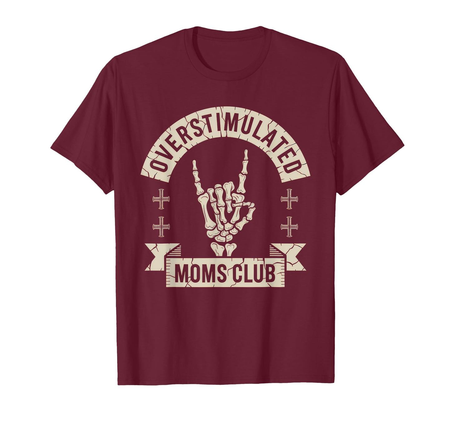 Overstimulated Moms Club Tshirt Mom Depression Mental Health T-Shirt