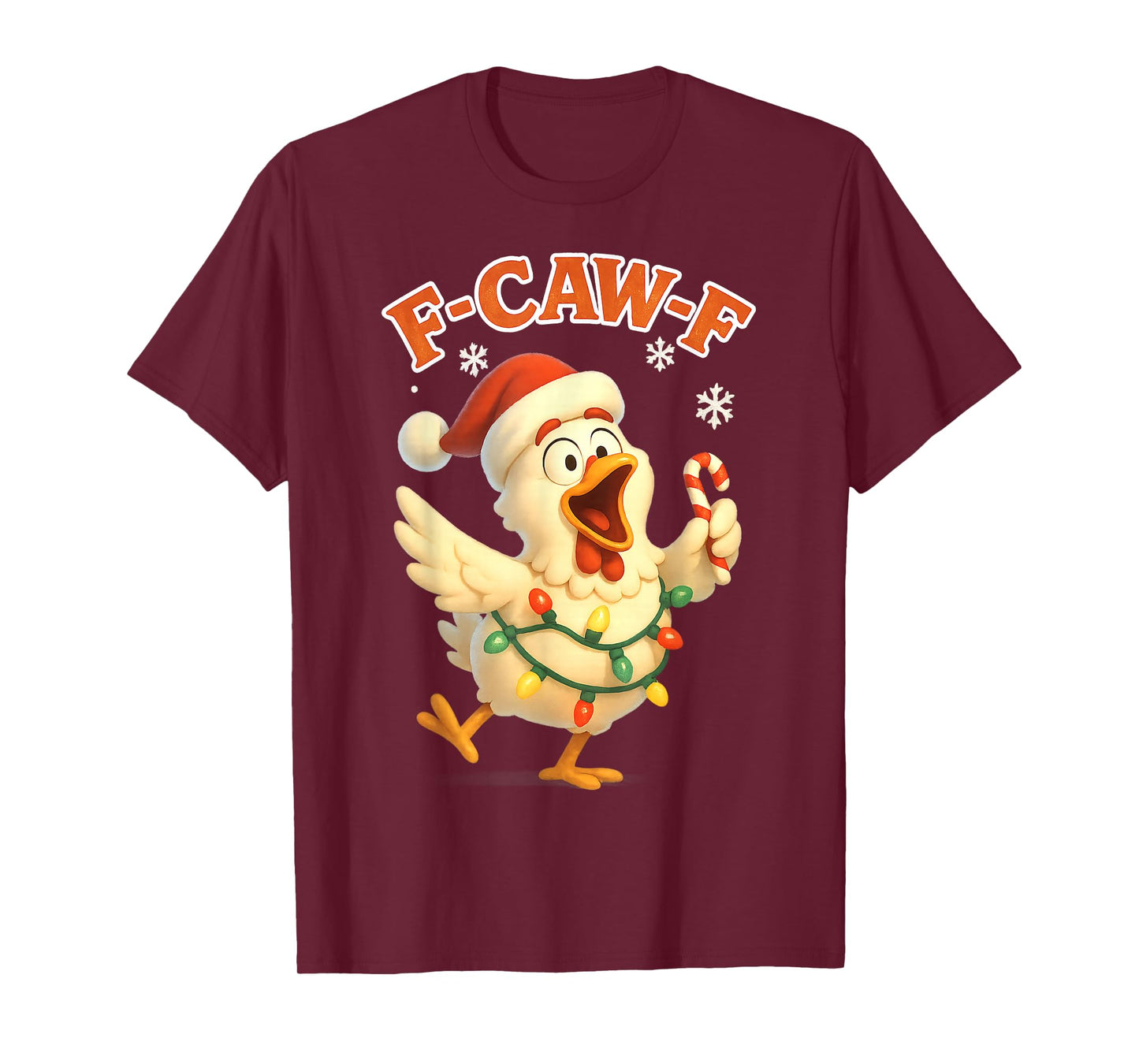 F-CAW-F Funny Chicken FCAWF Sarcasm Irony Humour F CAW F T-Shirt