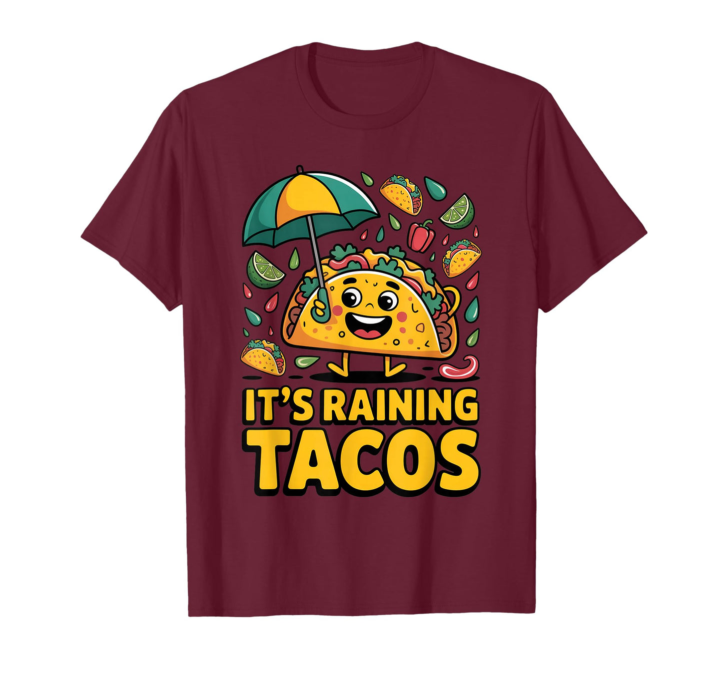 It's Raining Tacos Funny Taco Lovers Kids Girls Boys T-Shirt