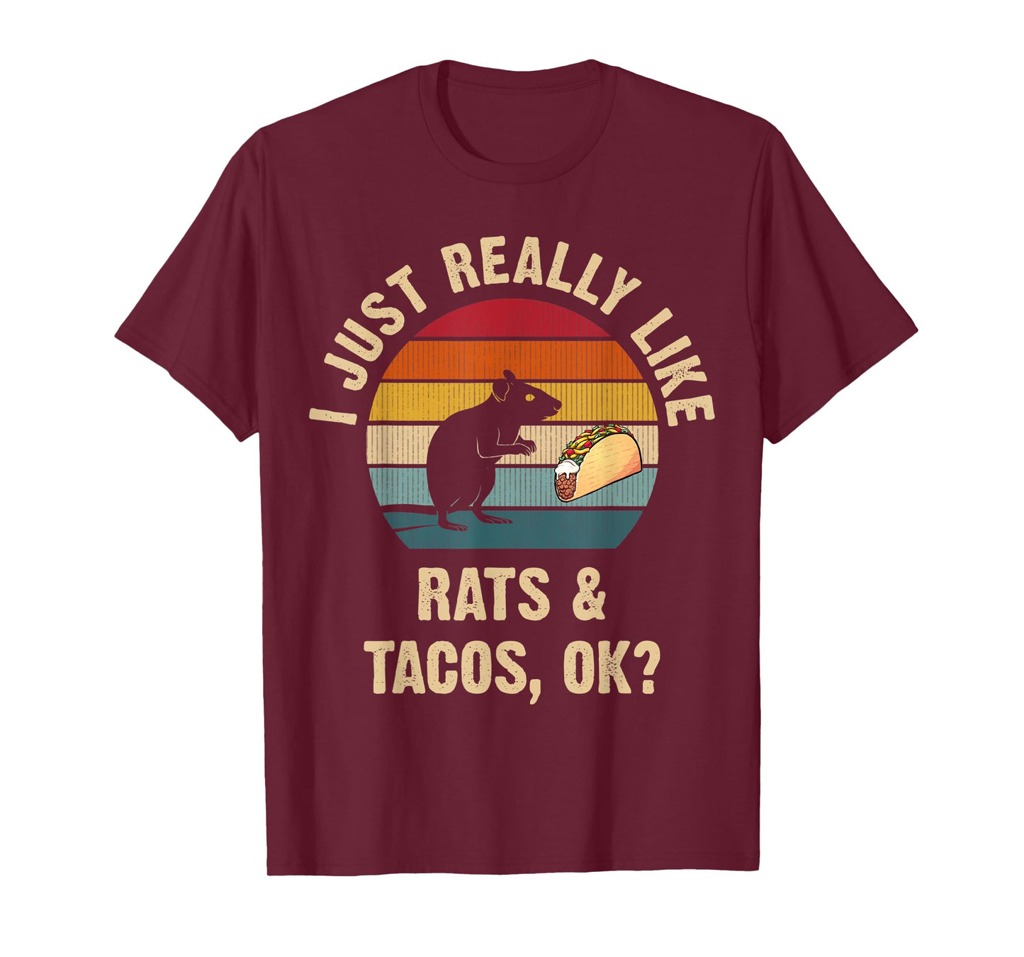 Rats and Tacos lover Cinco de mayo Taco Tuesday Cute T-Shirt