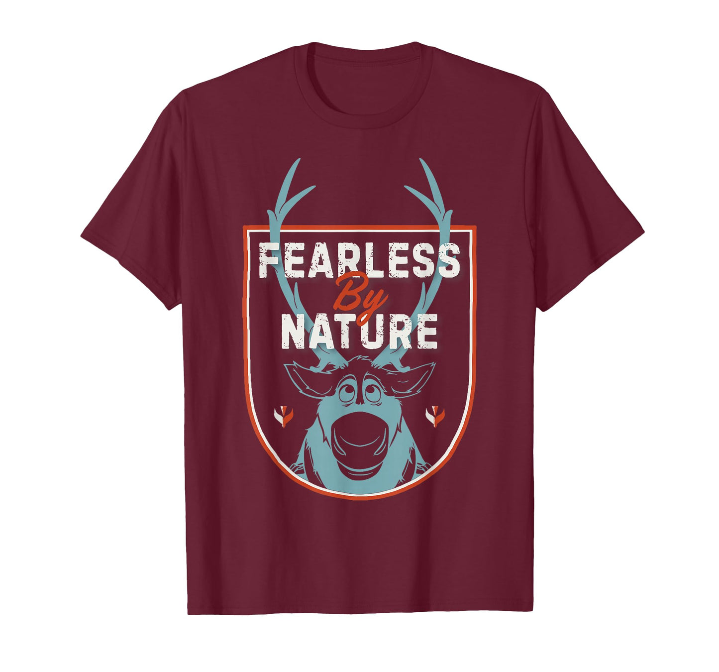 Disney Frozen 2 Sven Fearless By Nature Crest T-Shirt