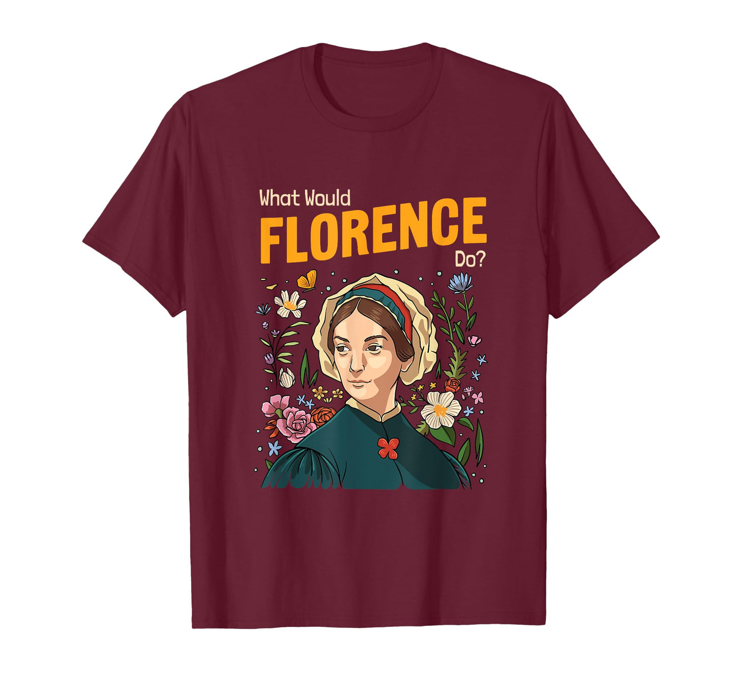 Nurse Florence Nightingale Medical Nursing Medicine Reformer T-Shirt