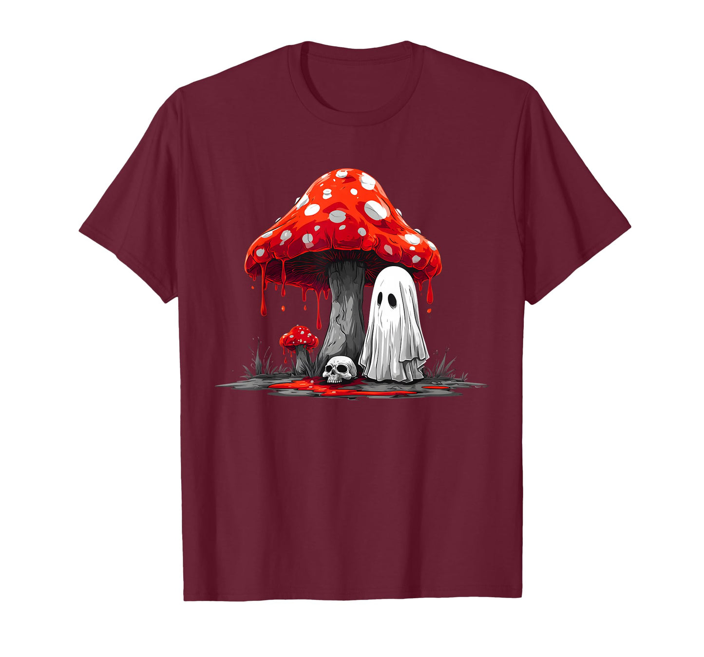 Halloween Ghost Mushroom T-Shirt