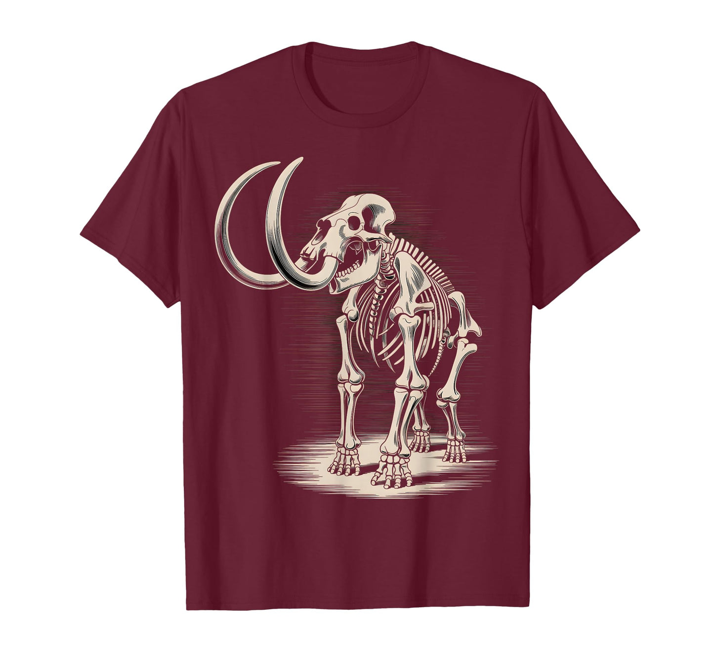 Woolly Mammoth Skeleton Ice Age Fossil T-Shirt