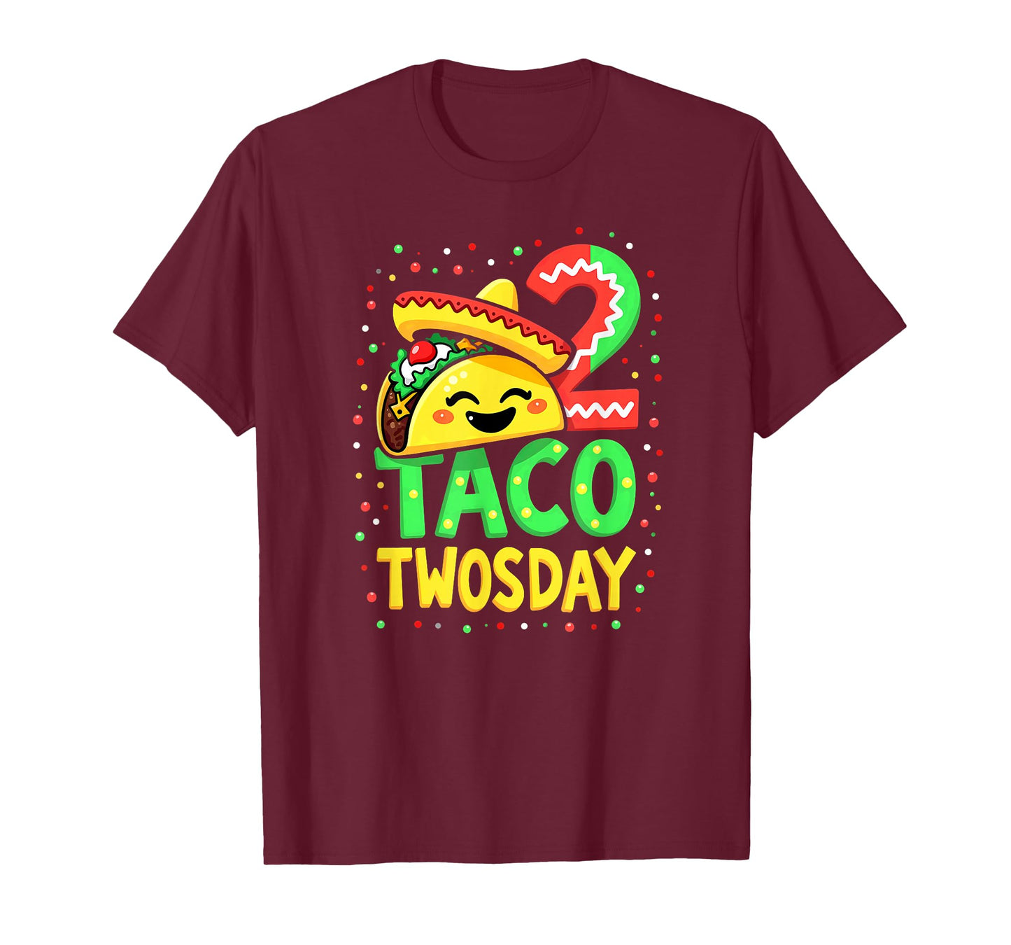 Cinco De Mayo Taco Twosday 2nd Birthday Party T-Shirt