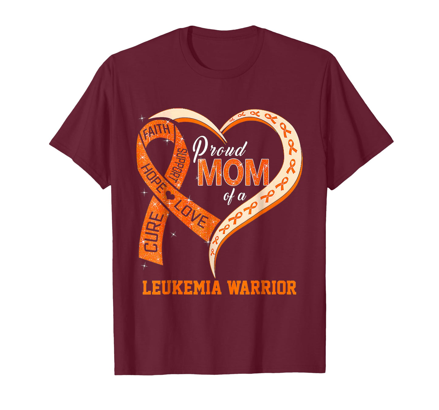 Leukemia Awareness Proud Mom Of A Leukemia Warrior T-Shirt
