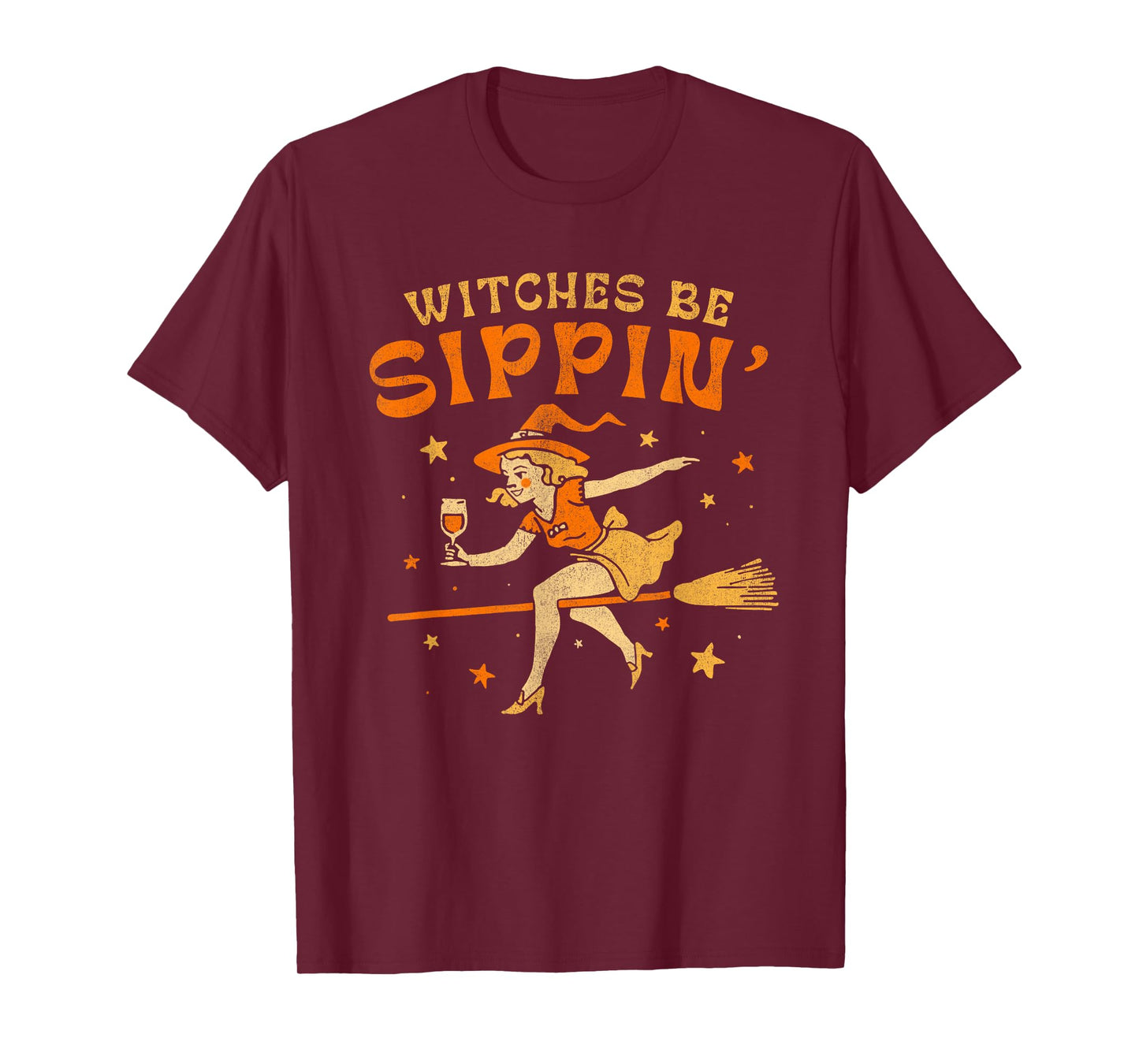 Witches Be Sippin' Halloween Holiday Spooky T-Shirt