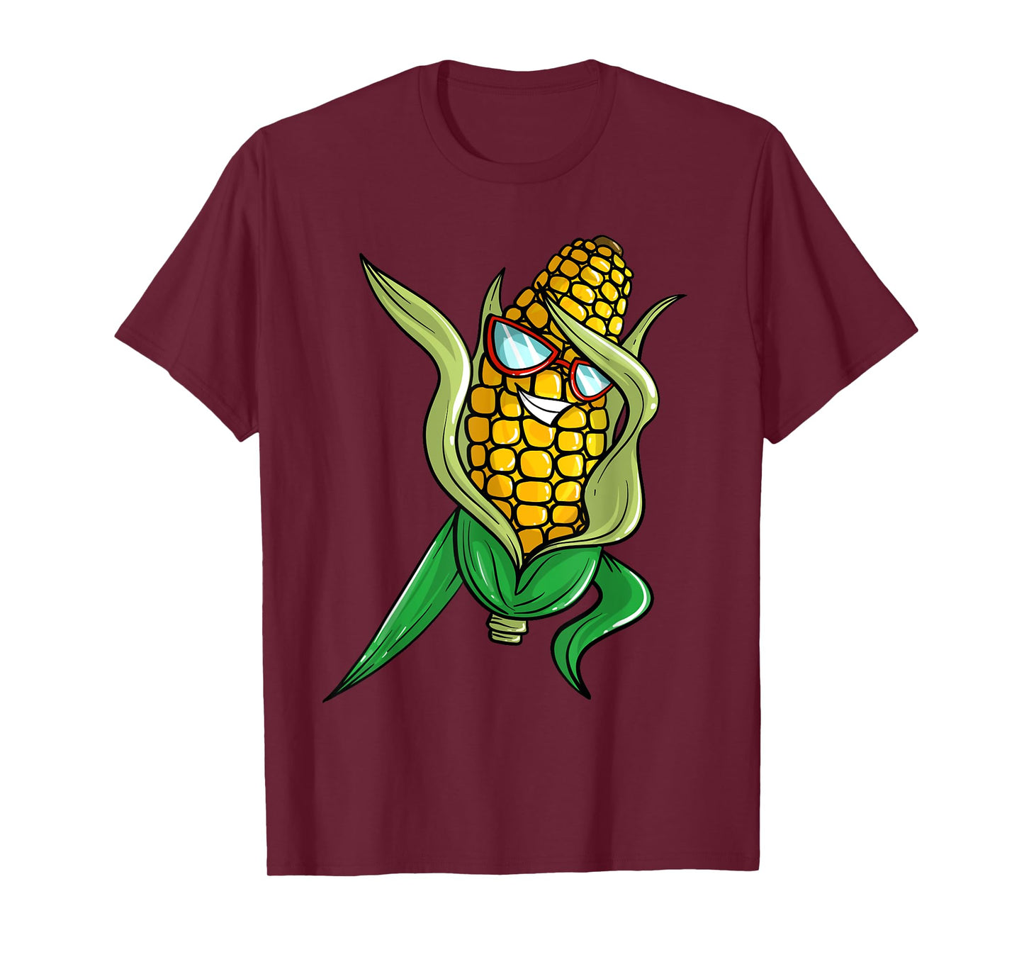 Funny Dabbing Corn Gift | Cute Dancing Farmers Men Women T-Shirt