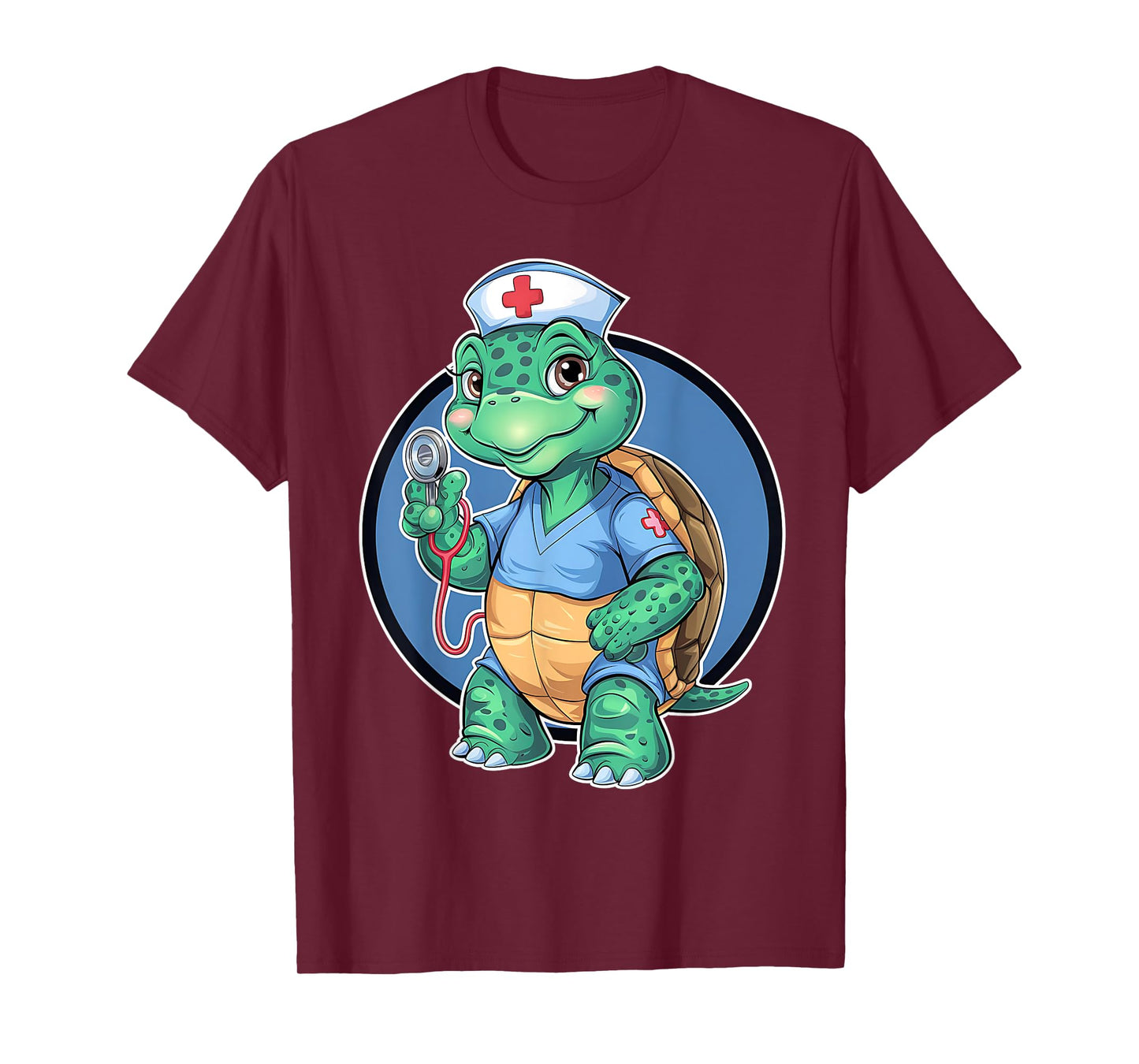 Cute Nurse Turtle – Funny Medical & Nurse Appreciation T-Shirt