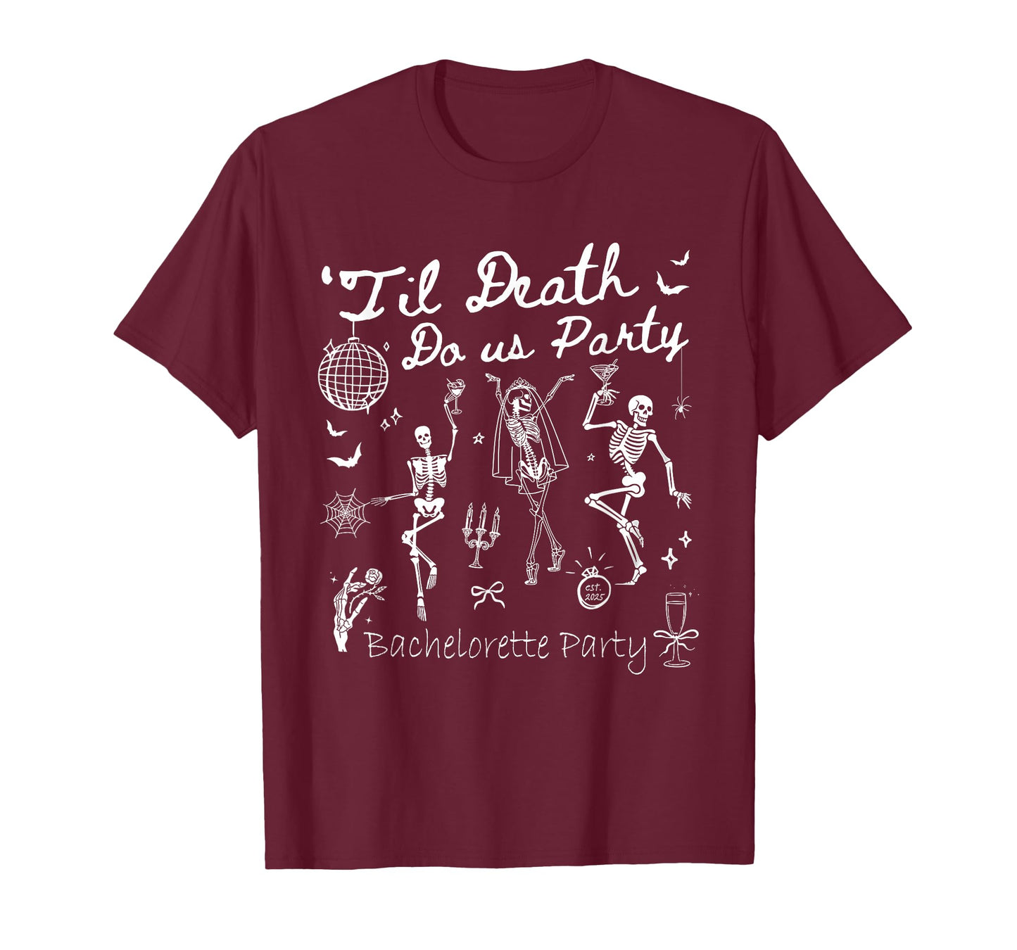 Til Death Do Us Party Bachelorette Party Matching Halloween T-Shirt