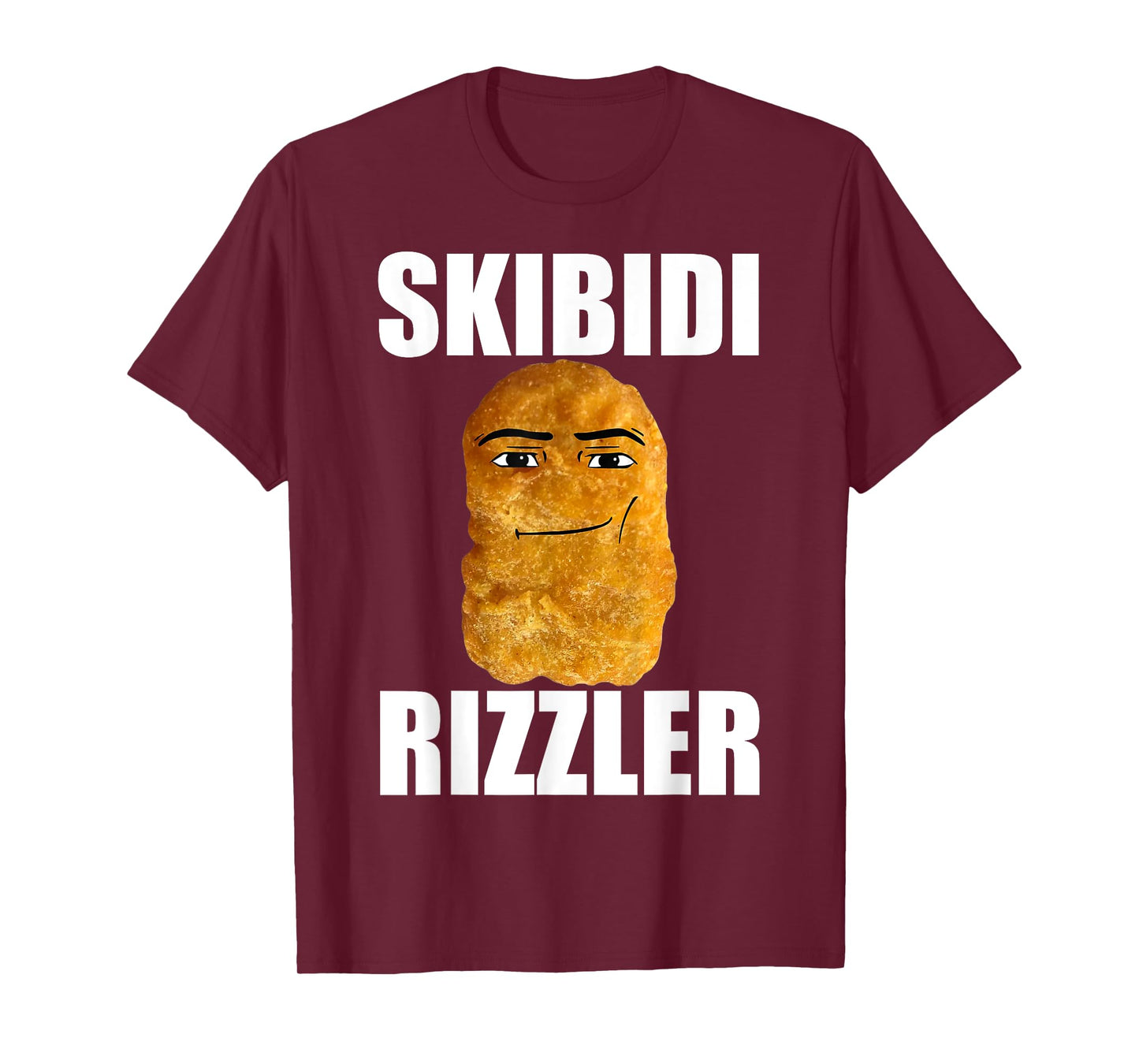 Funny Chicken Nugget Skibidi Toilet Rizzler Internet Meme T-Shirt