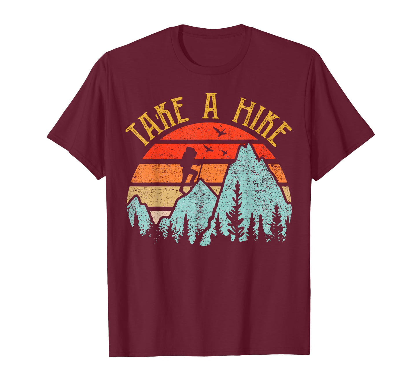 Hiking T Shirt Take A Hike Funny Hiker Gift Camping Camper T-Shirt