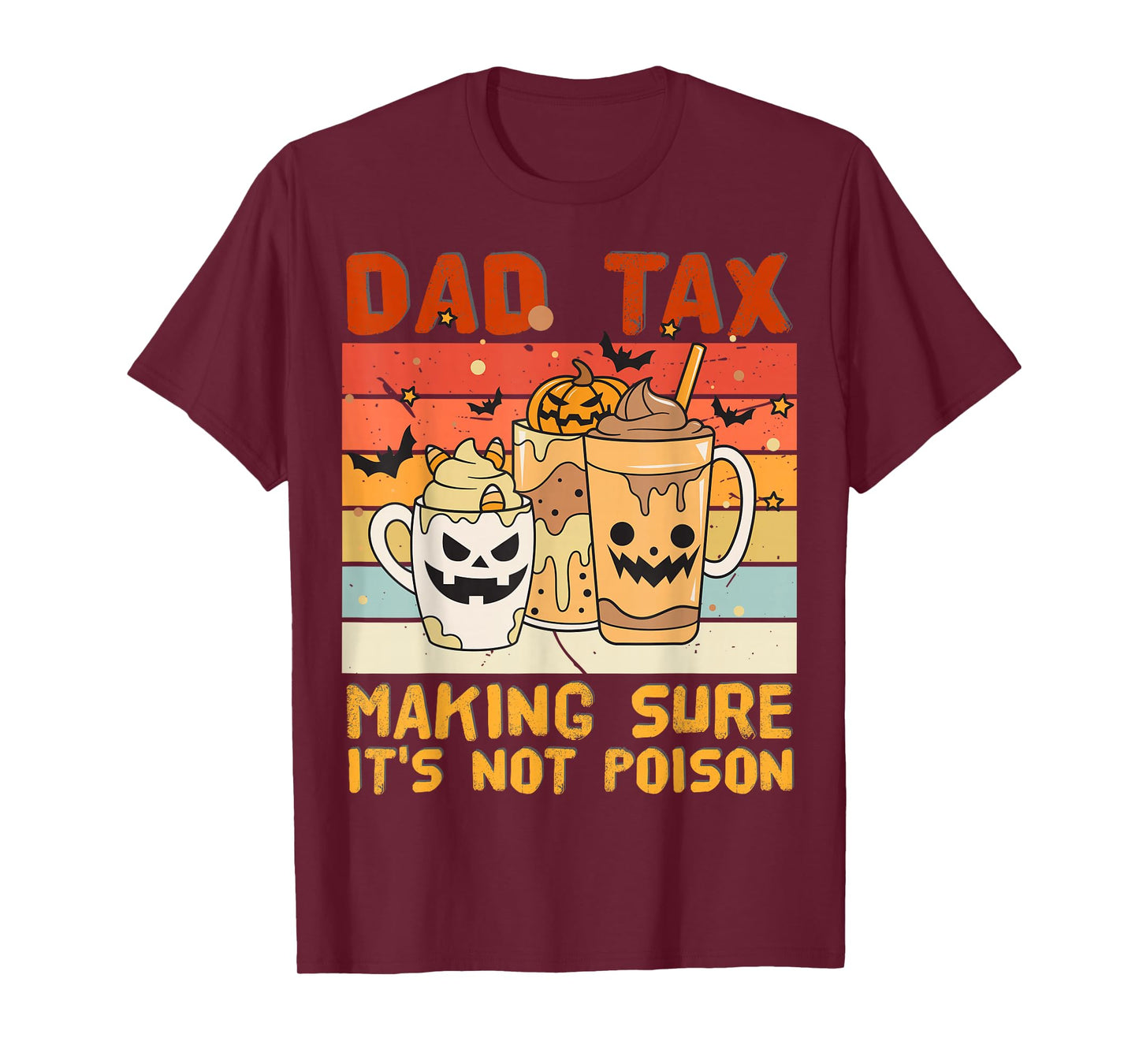 Funny Daddy Boo Halloween Family Matching Costume Ghost Dad T-Shirt