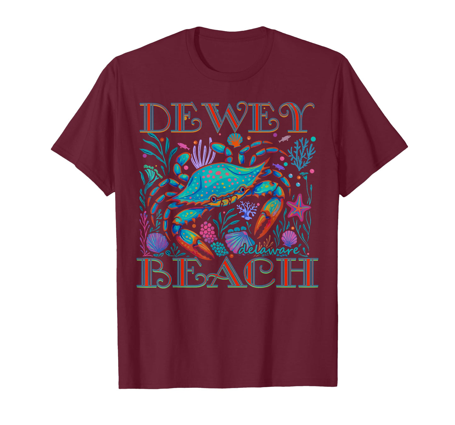 DEWEY BEACH DELAWARE BLUE CRAB SUMMER BEACH VACATION GIFTS T-Shirt