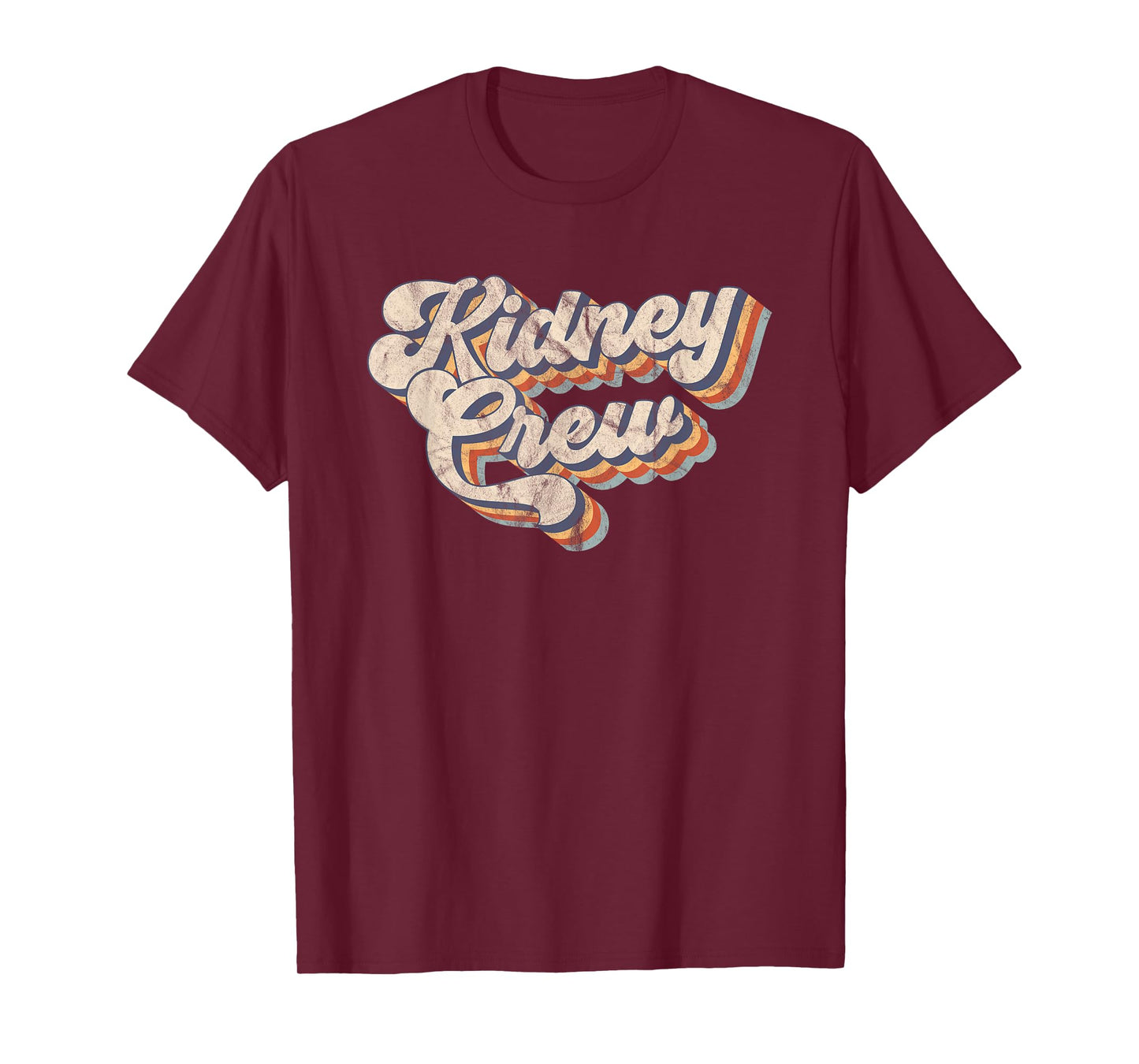 Vintage Retro Kidney Crew Nephrology Nurse For Women Men T-Shirt