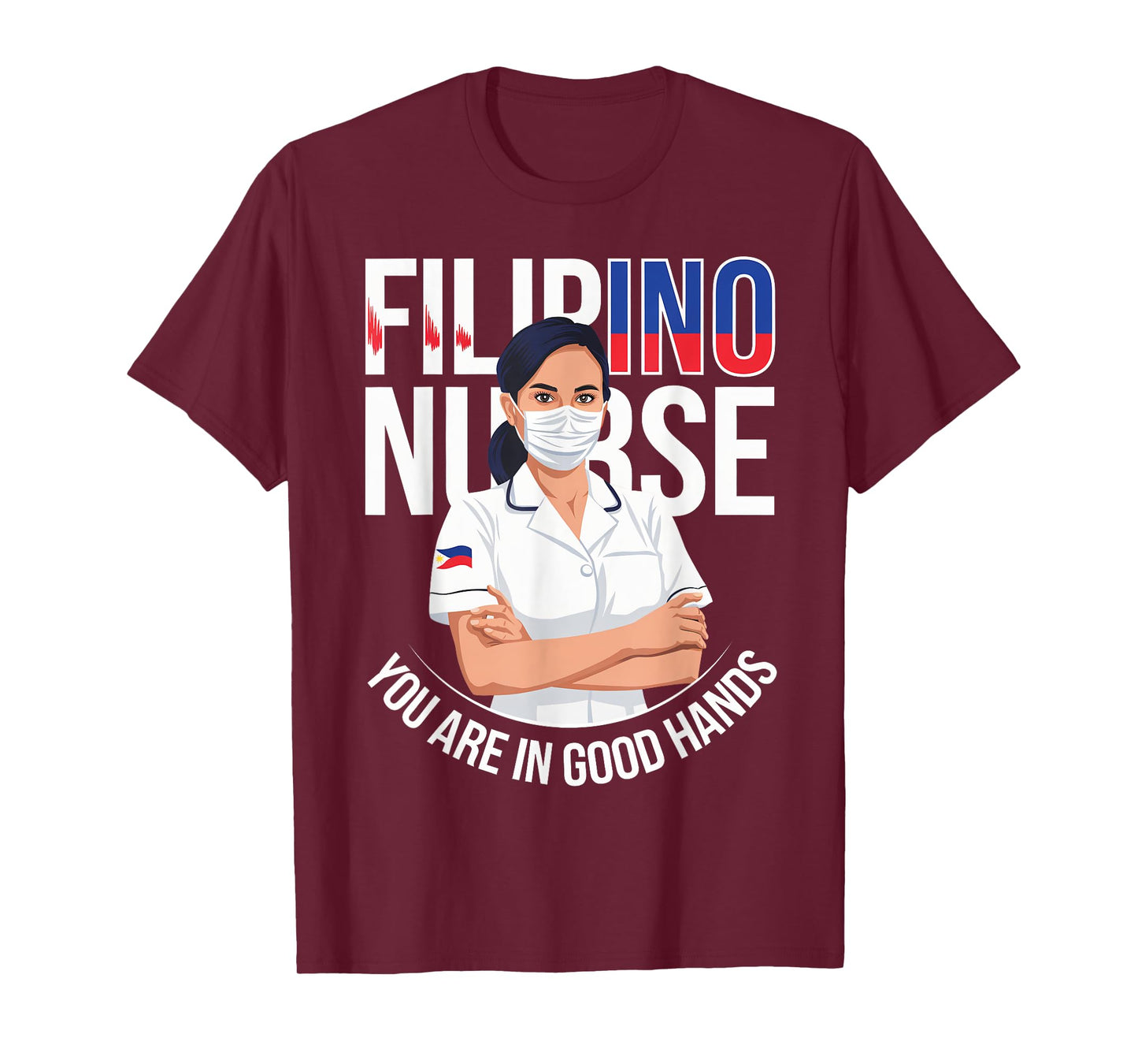 Proud Filipino Nurse Pinoy Heritage Pilipinas Philippines US T-Shirt