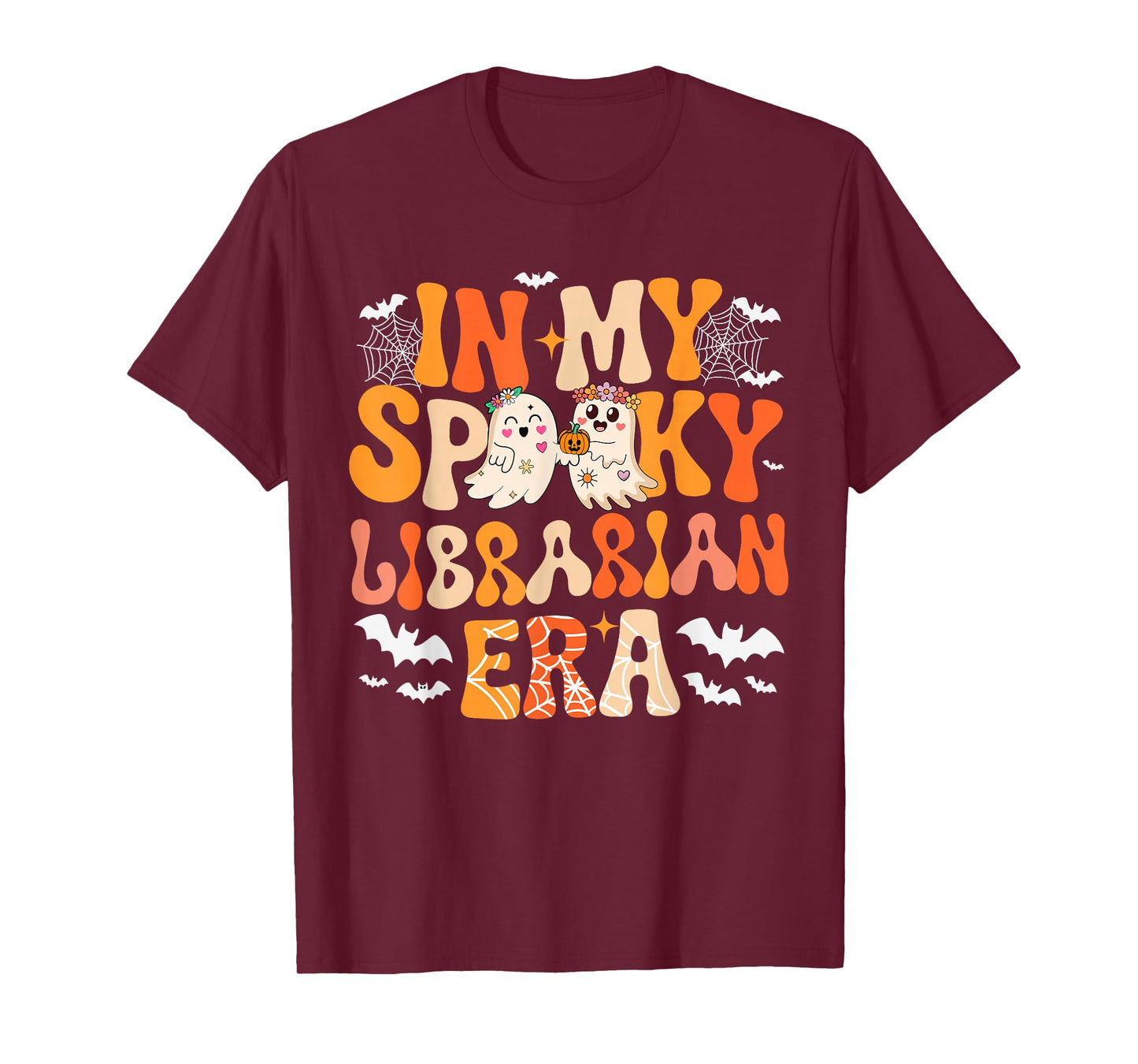 in My Spooky Funny Librarian Era Halloween Boo Proud Job T-Shirt