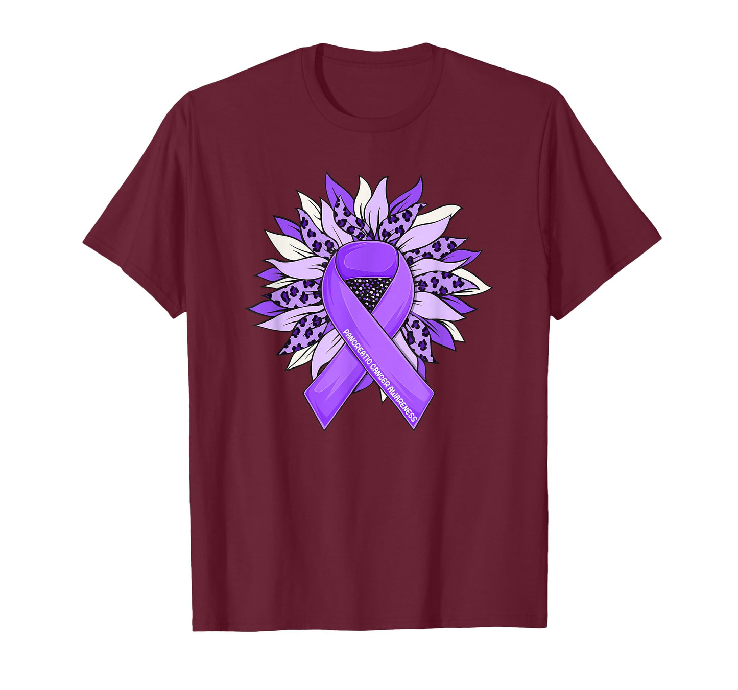 Pancreatic Cancer Sunflower Pancreatic Cancer Awareness T-Shirt