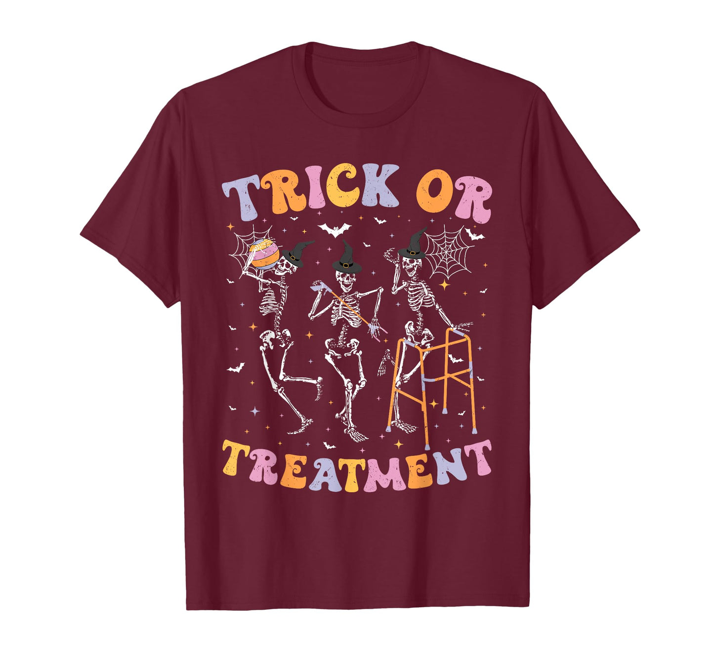 Trick or Treatment PT Physical Therapy Therapist Halloween T-Shirt