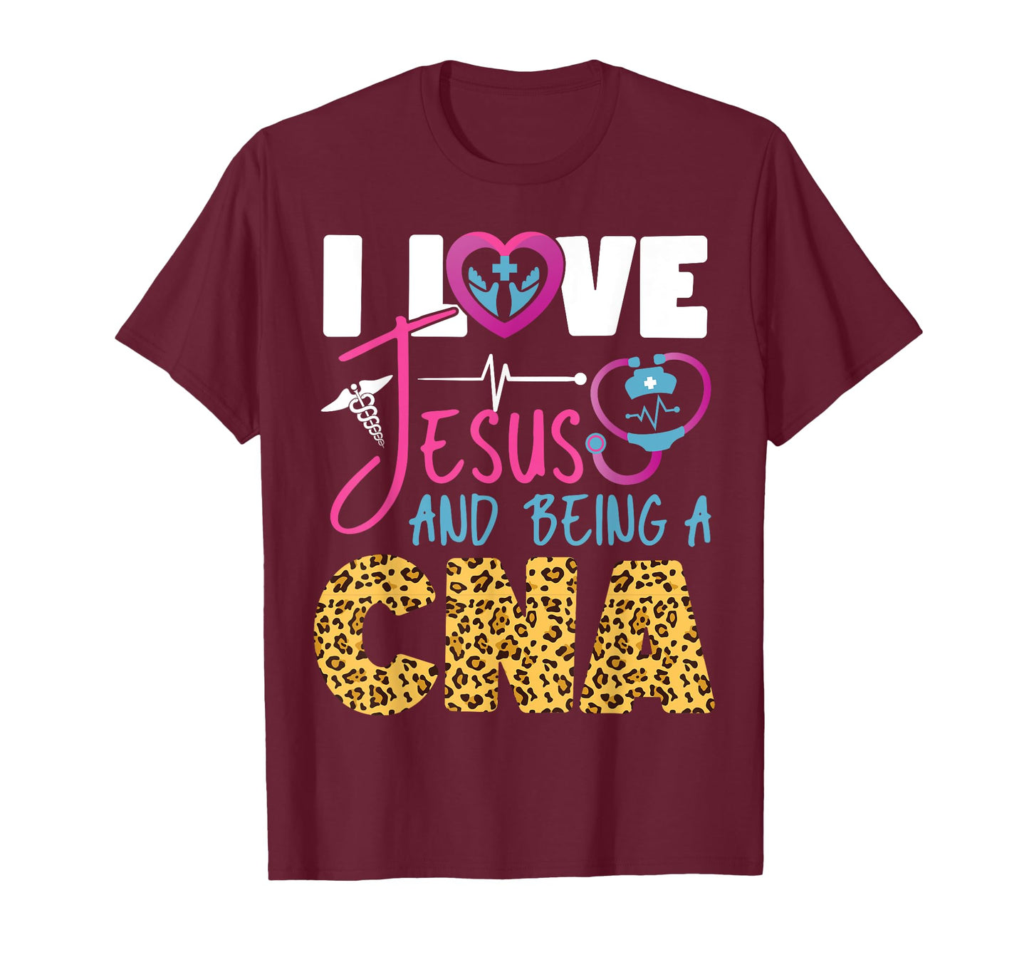 CNA Nurse Certified Nursing Assistant Jesus Faith Christian T-Shirt
